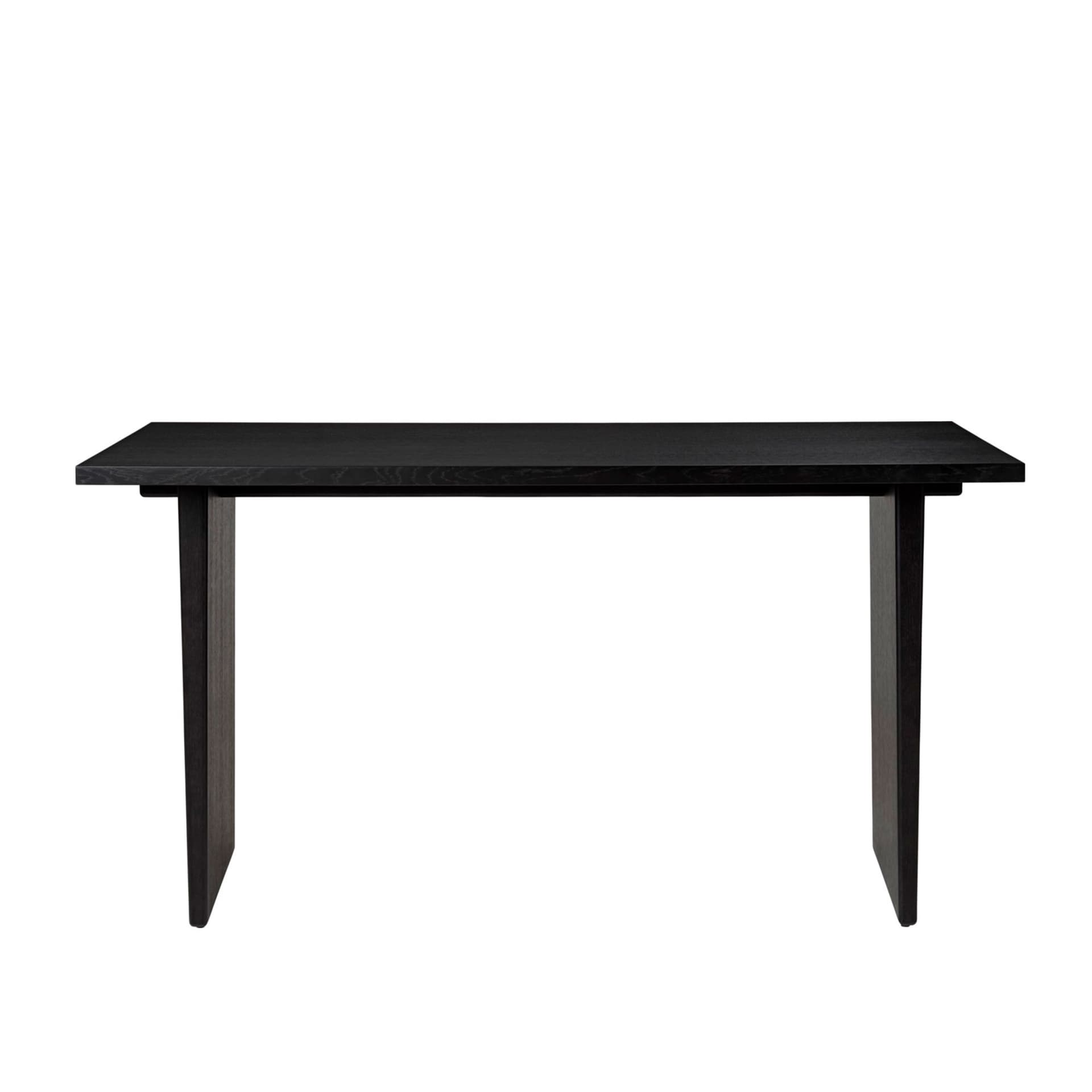 Gubi - Private Desk Brown/Black Stained Oak - Skrivebord - Space Copenhagen - Brun,Svart - Tre