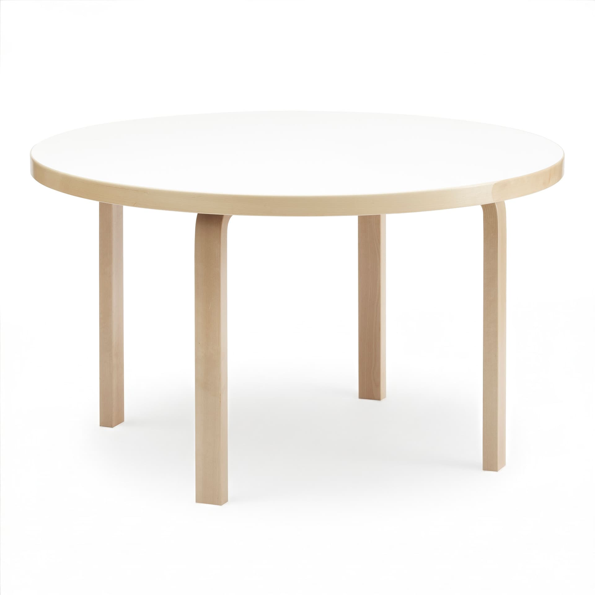 Artek - Aalto Table 91, White laminate, Clear lacquered - Spisebord - Alvar Aalto