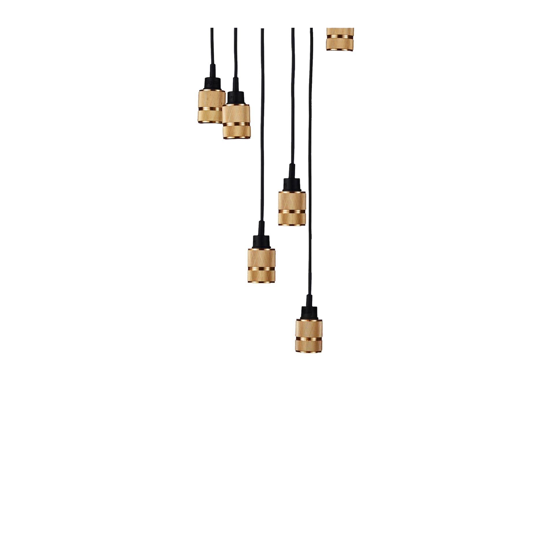 Buster + Punch - Hooked Pendant 6.0 Nude / Brass - 2m - Pendellamper - Massimo Buster Minale - Gull