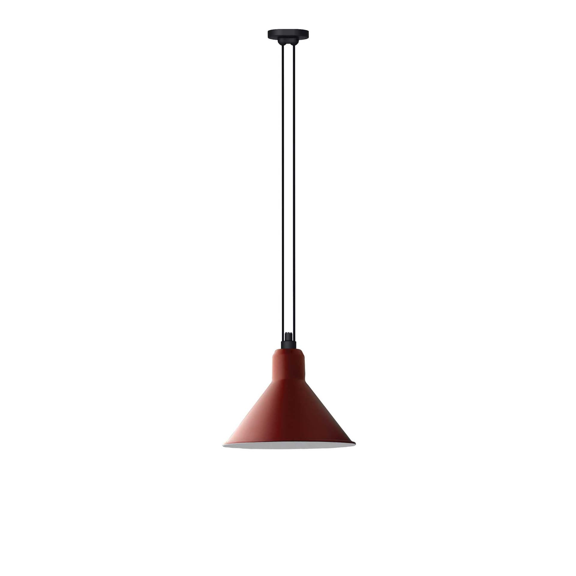 Lampe Gras - 322 XL Pendel Konisk Rød