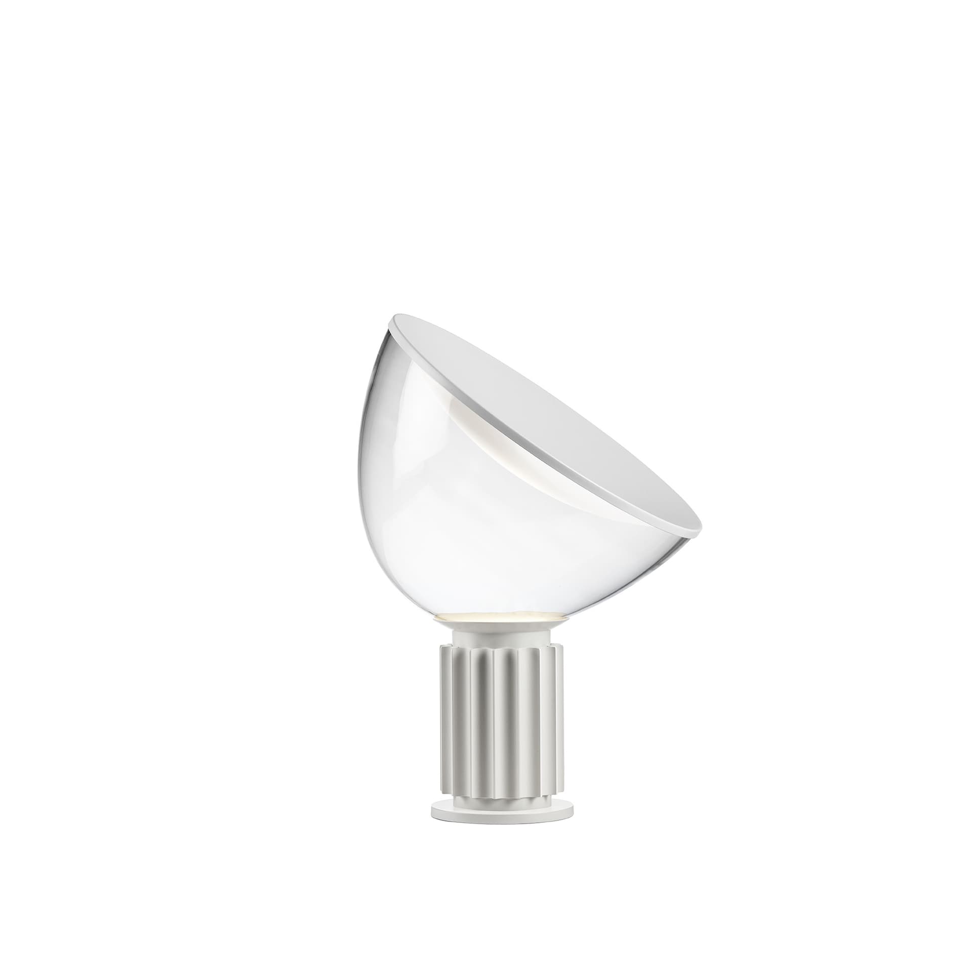 Flos - Taccia Small, White - Bordlamper - Achille Castiglioni,Pier Giacomo Castiglioni - Hvit