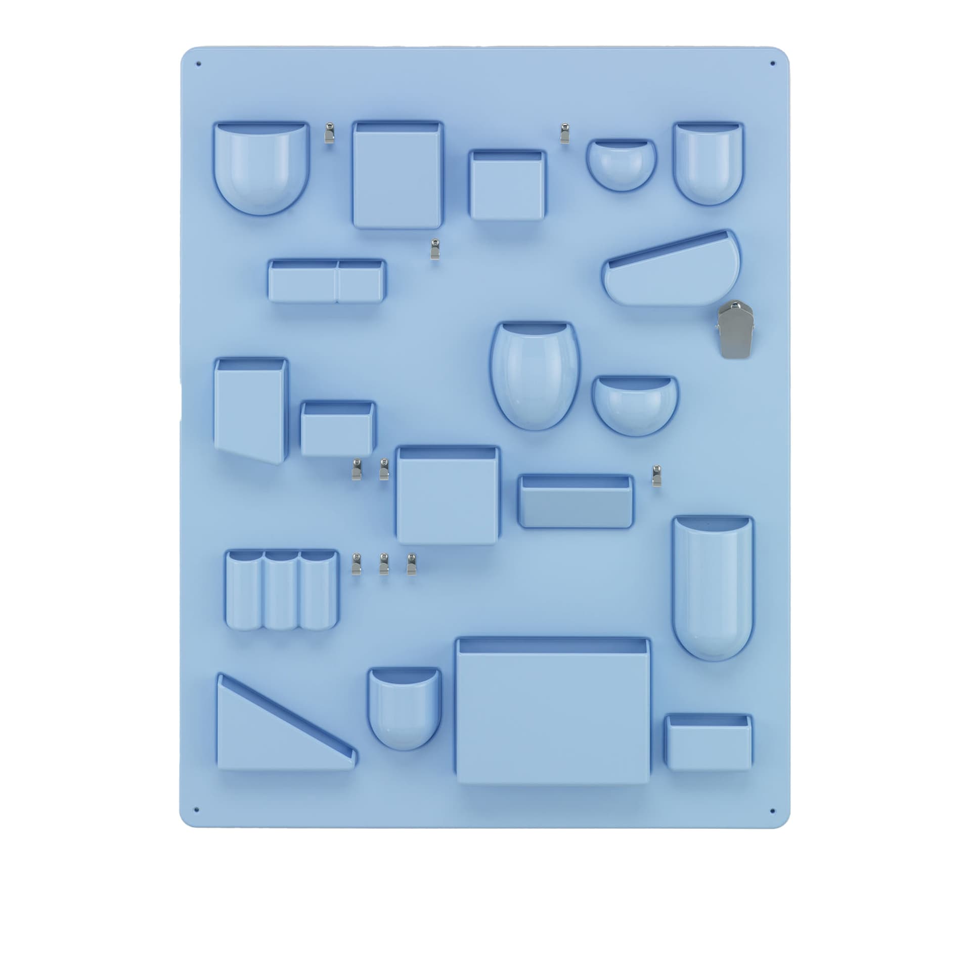 Vitra - Uten.Silo RE I veggoppbevaring Horizon Blue RE - Kurver & esker - Dorothee Becker - Blå - Plast