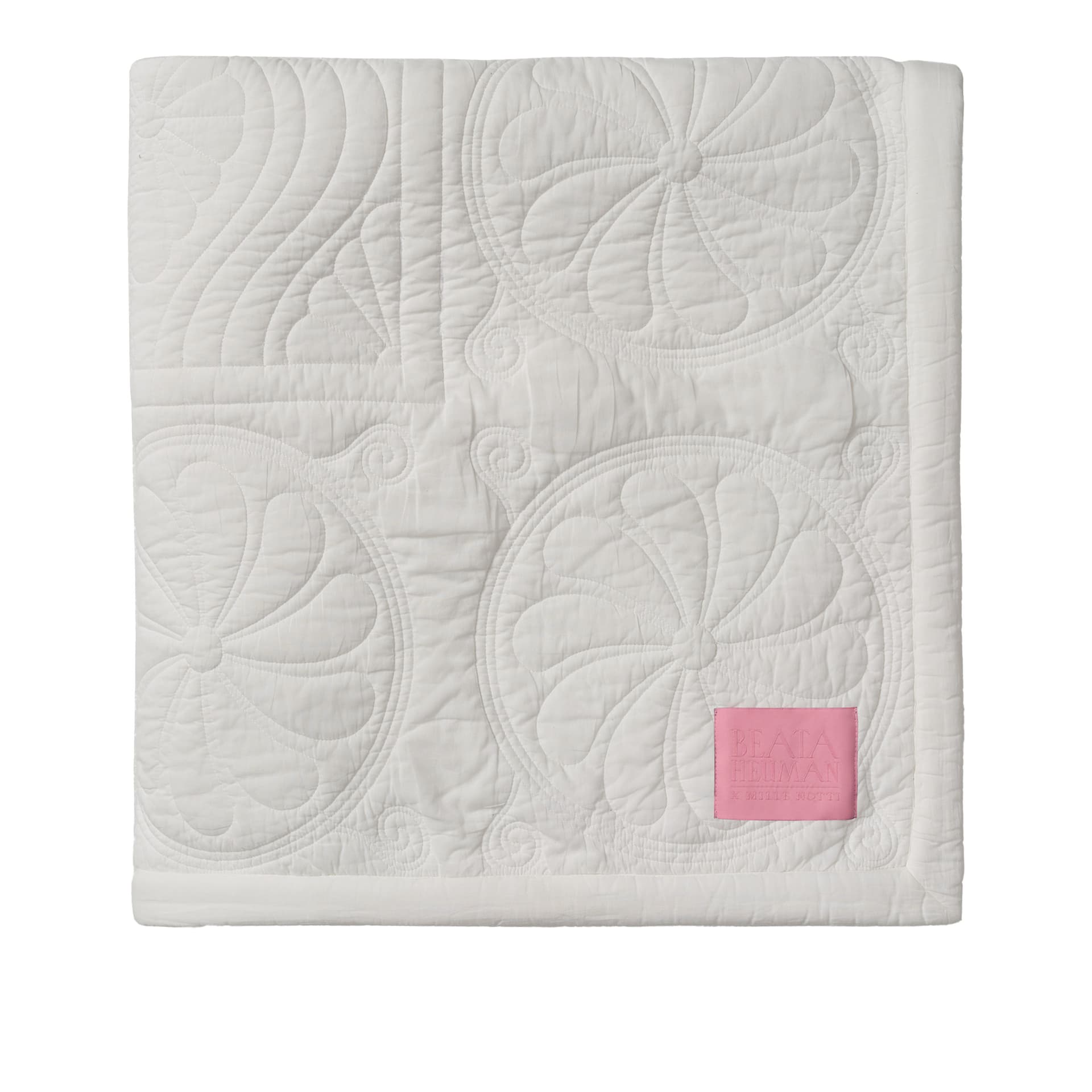 Mille Notti - Durham Day Sengeteppe 180x260 Ivory - Sengetepper - Beata Heuman - Beige - Bomull