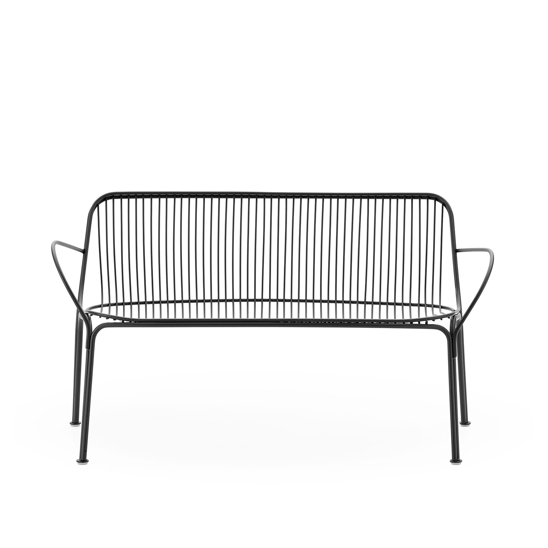 Kartell - Hiray Sofa Black - Utendørs sofaer - Ludovica + Roberto Palomba - Metall
