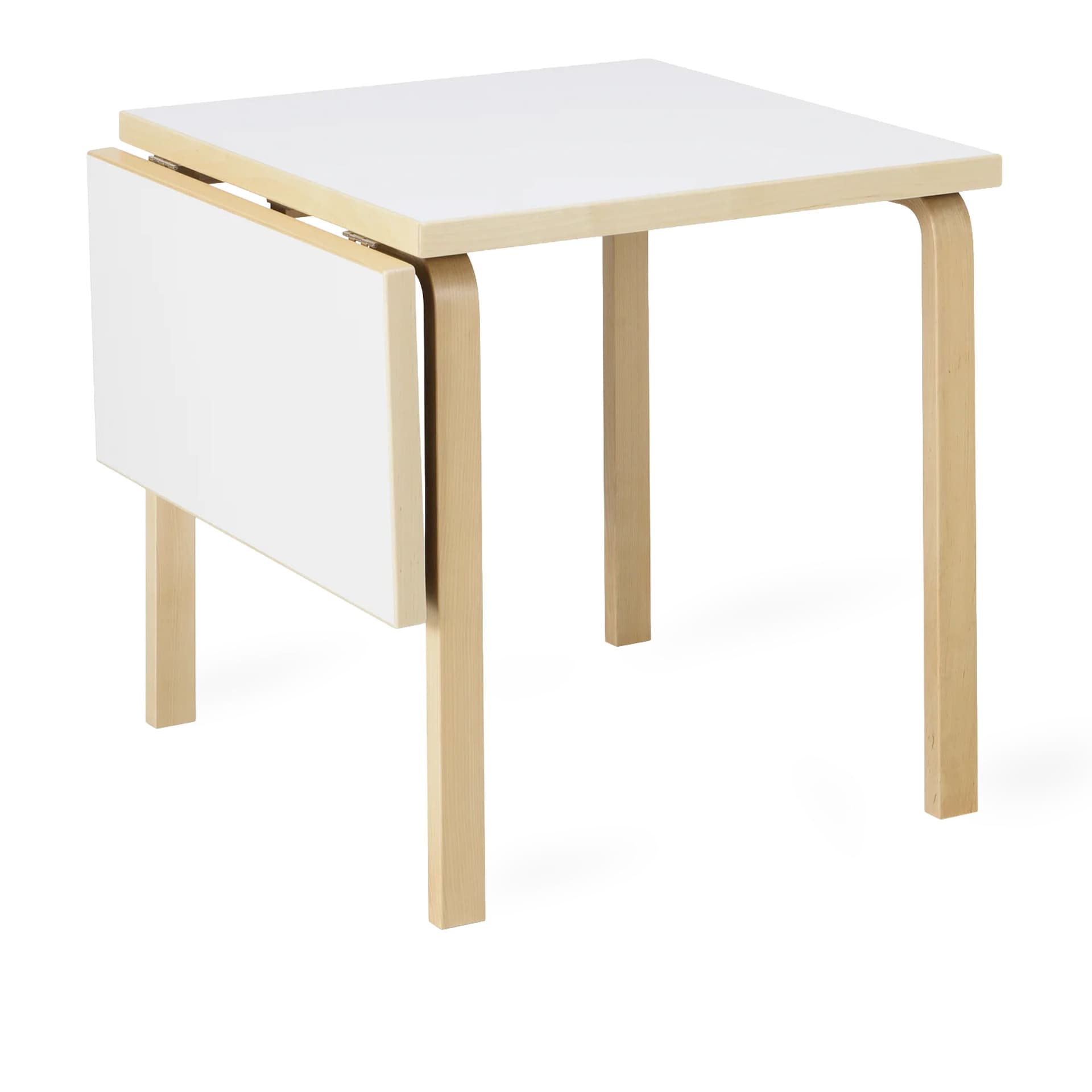 Artek - Aalto fällbord DL81C vit laminat - Spisebord - Alvar Aalto - Hvit - Tre