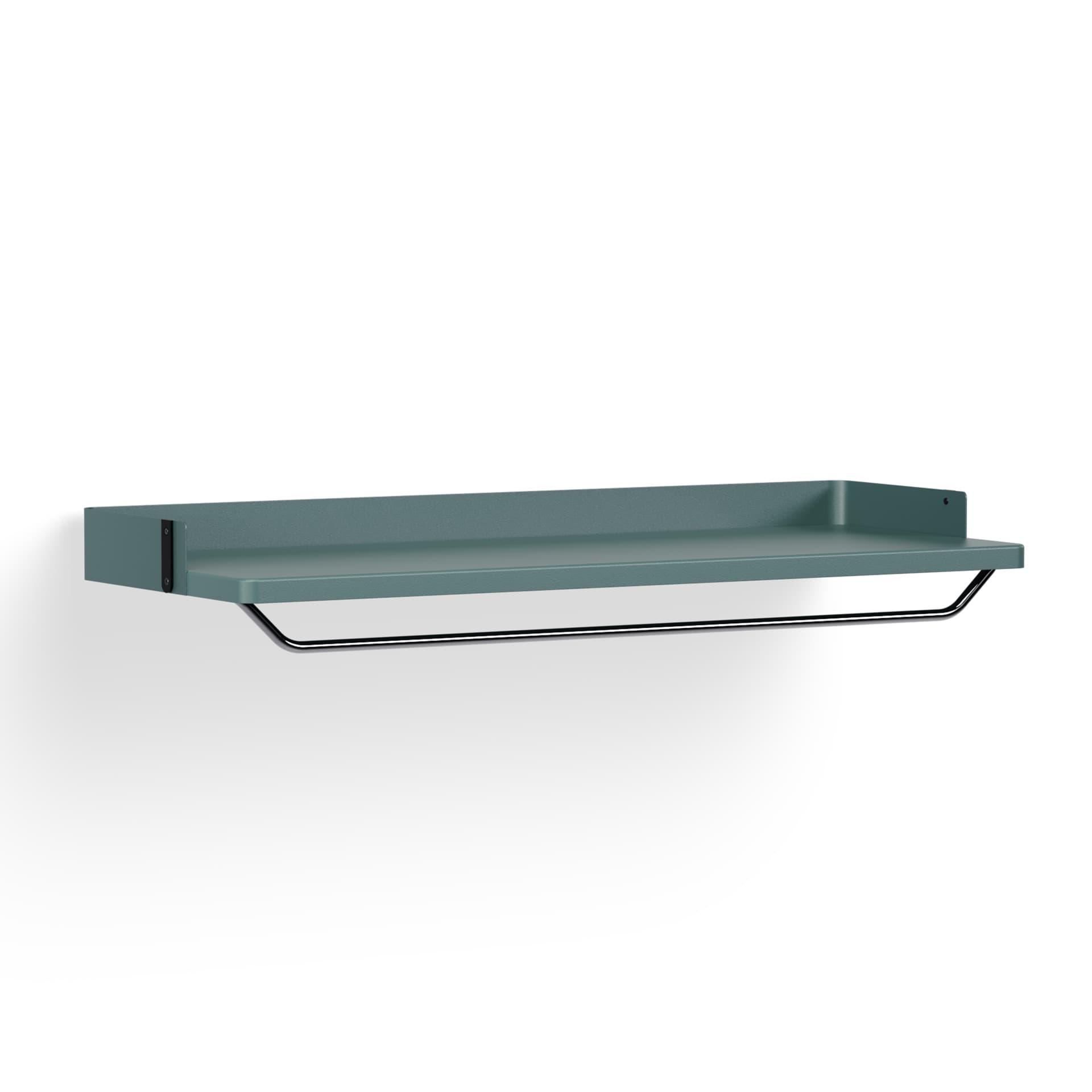 HAY - Pier System Shelf W. Hanger - Ps Blue Powder Coated Steel - Hyller & Hyllesystemer - Blå - Metall