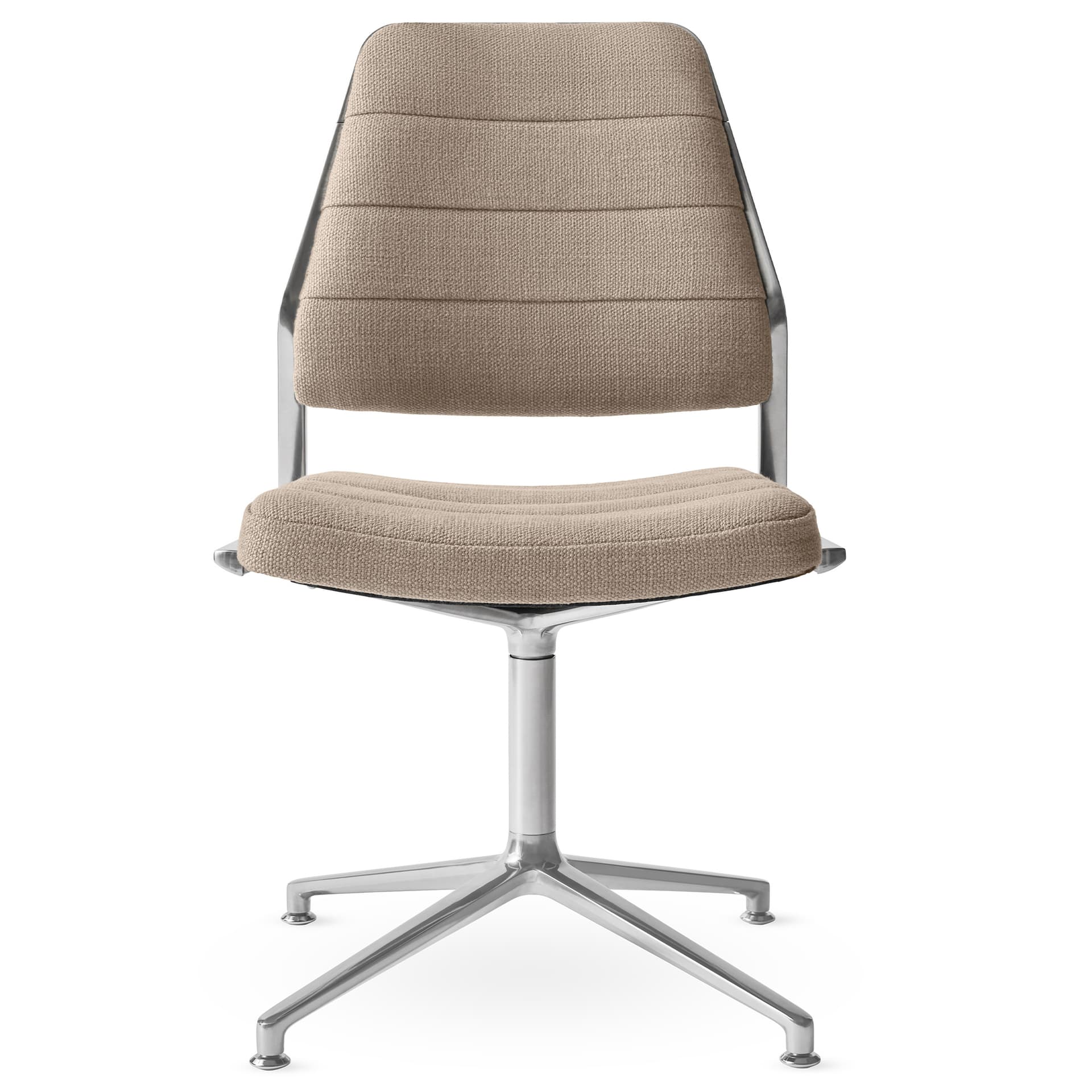 Vipp - Vipp454 Swivel chair, polished, gliders, Tide - Kontorstoler