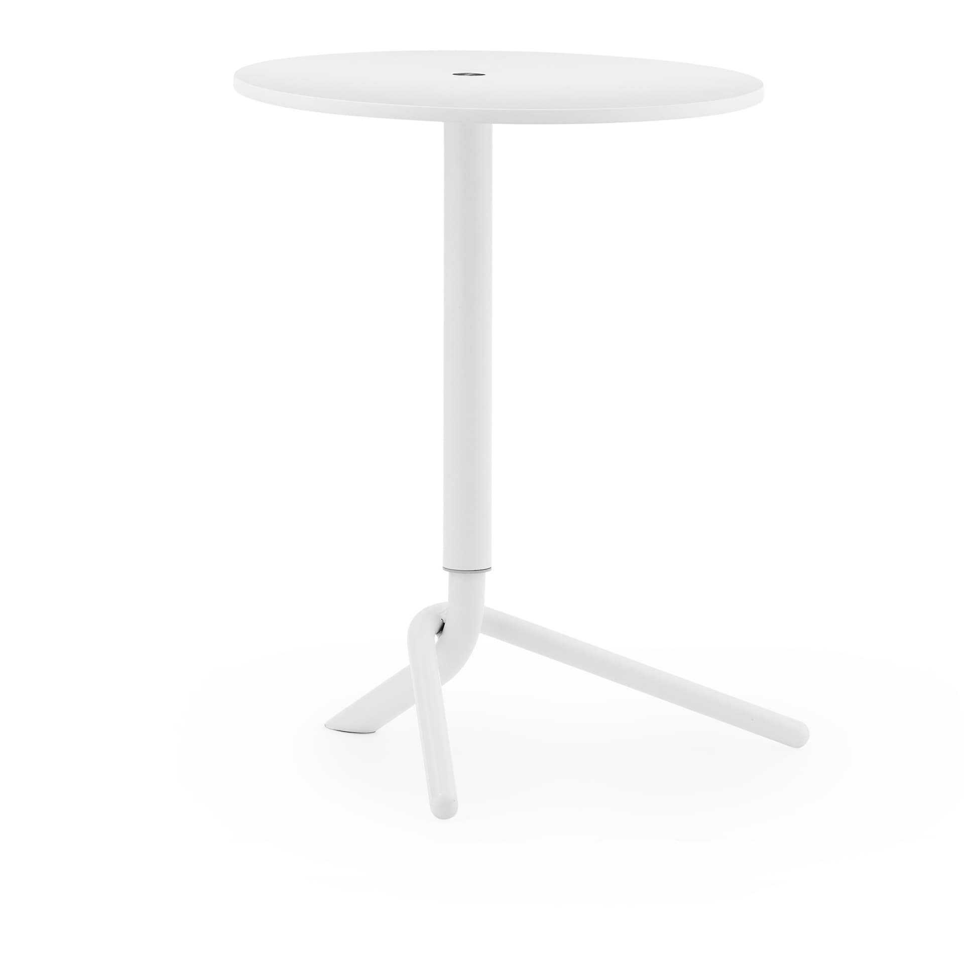 Normann Copenhagen - Lift Side Table White - Småbord & sidebord - Simon Legald - Hvit - Metall/Tre