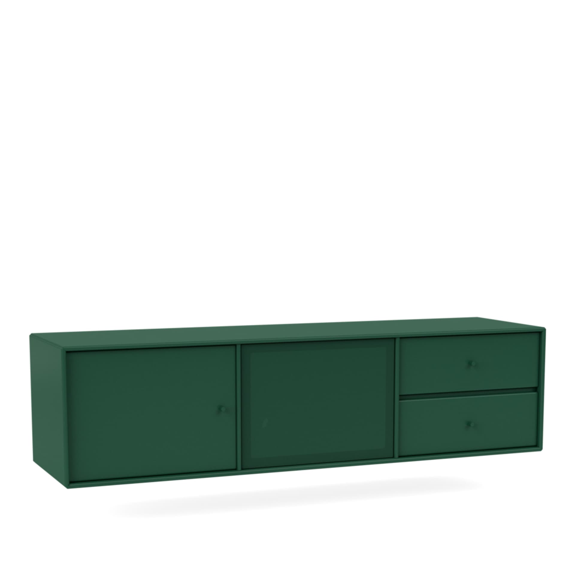 Montana - Octave Vi TV Bench 136-Pine 04 Suspension Rails - TV-benker - Peter J. Lassen - Grønn - Tre