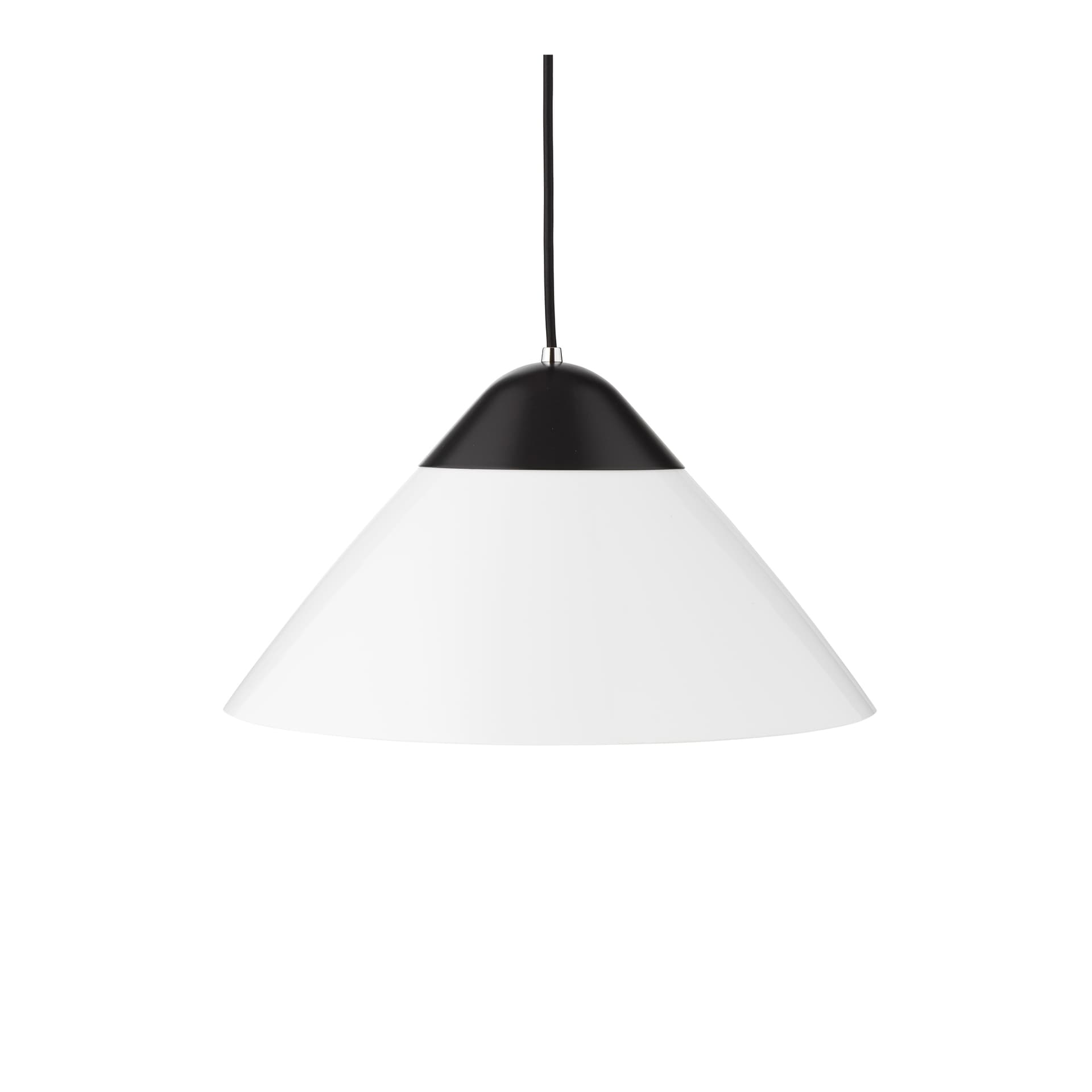 Carl Hansen - Opala Pendant Mini Black E27 - Pendellamper - Hans J. Wegner - Svart - Metall/Plast