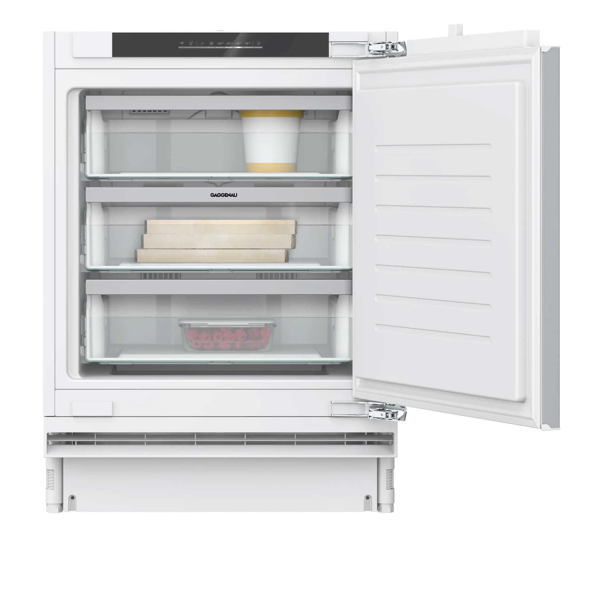 Gaggenau - Serie 200 fryser dempet dørlukkesystem/flate hengsler - Kjøleskap og frysere - Metall