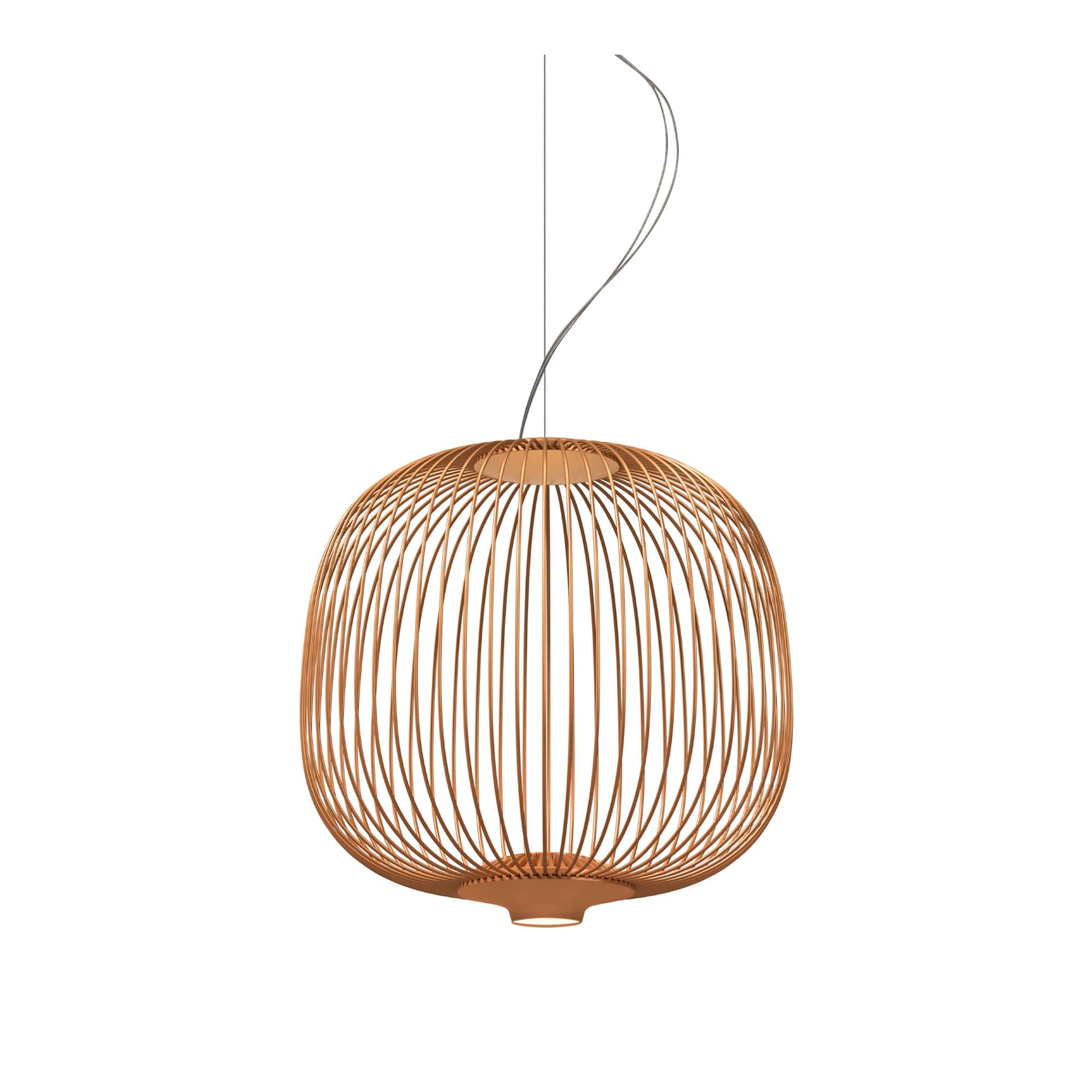 Foscarini - Spokes 2 Piccola pendellampe dimbar copper - Pendellamper - Garcia Cumini - Kobber