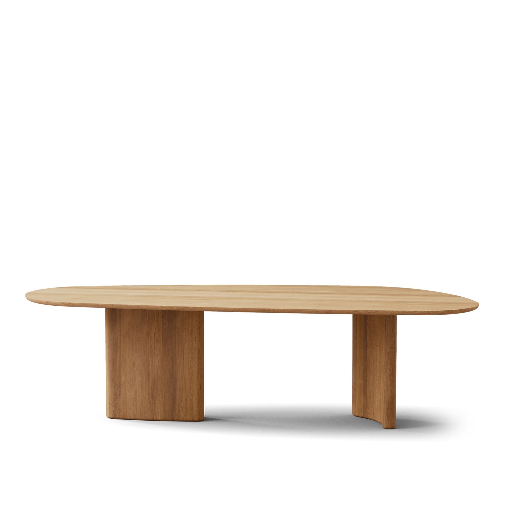 Dk3 - Tangent Table Rectangular  L240 x W110 x H72 cm  Max 2 extension leaves Oak - oil - Spisebord - Beige