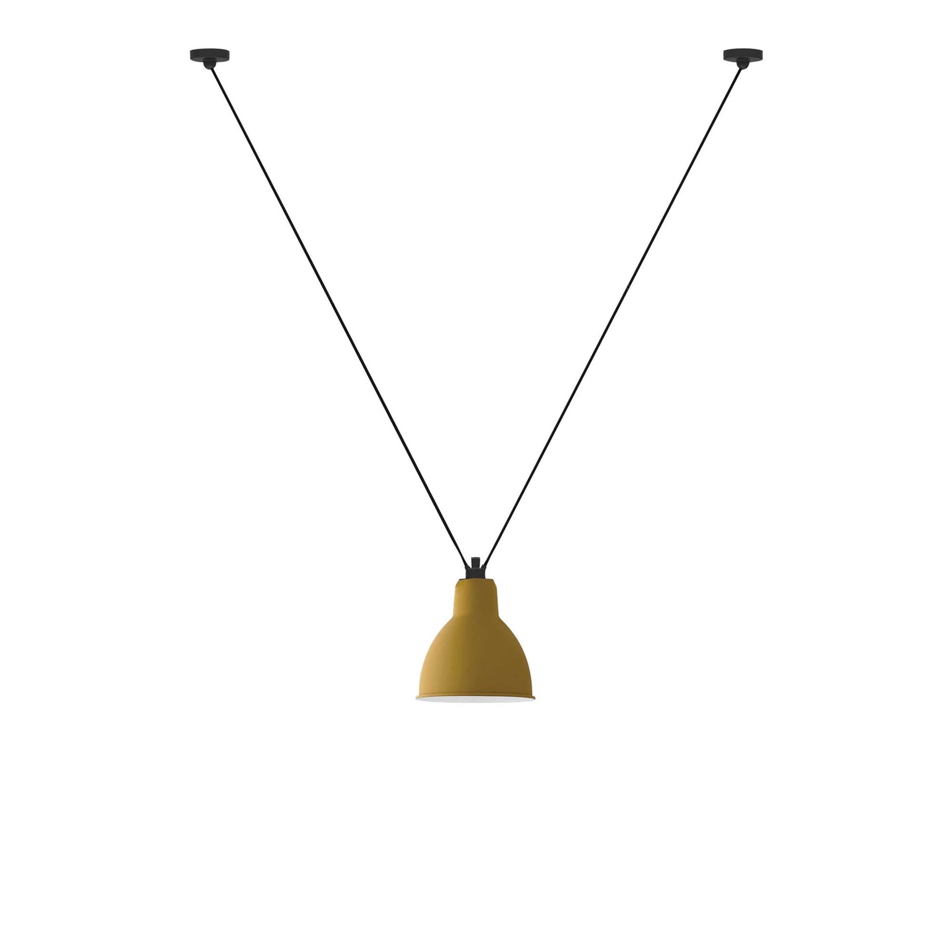 Lampe Gras - 323 XL Pendel Round Yellow