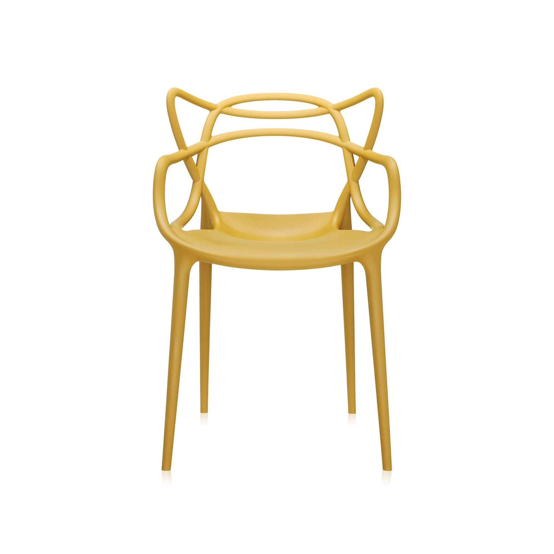 Kartell - Masters Chair 5865, Mustard - Spisestoler - Philippe Starck - Gul - Plast