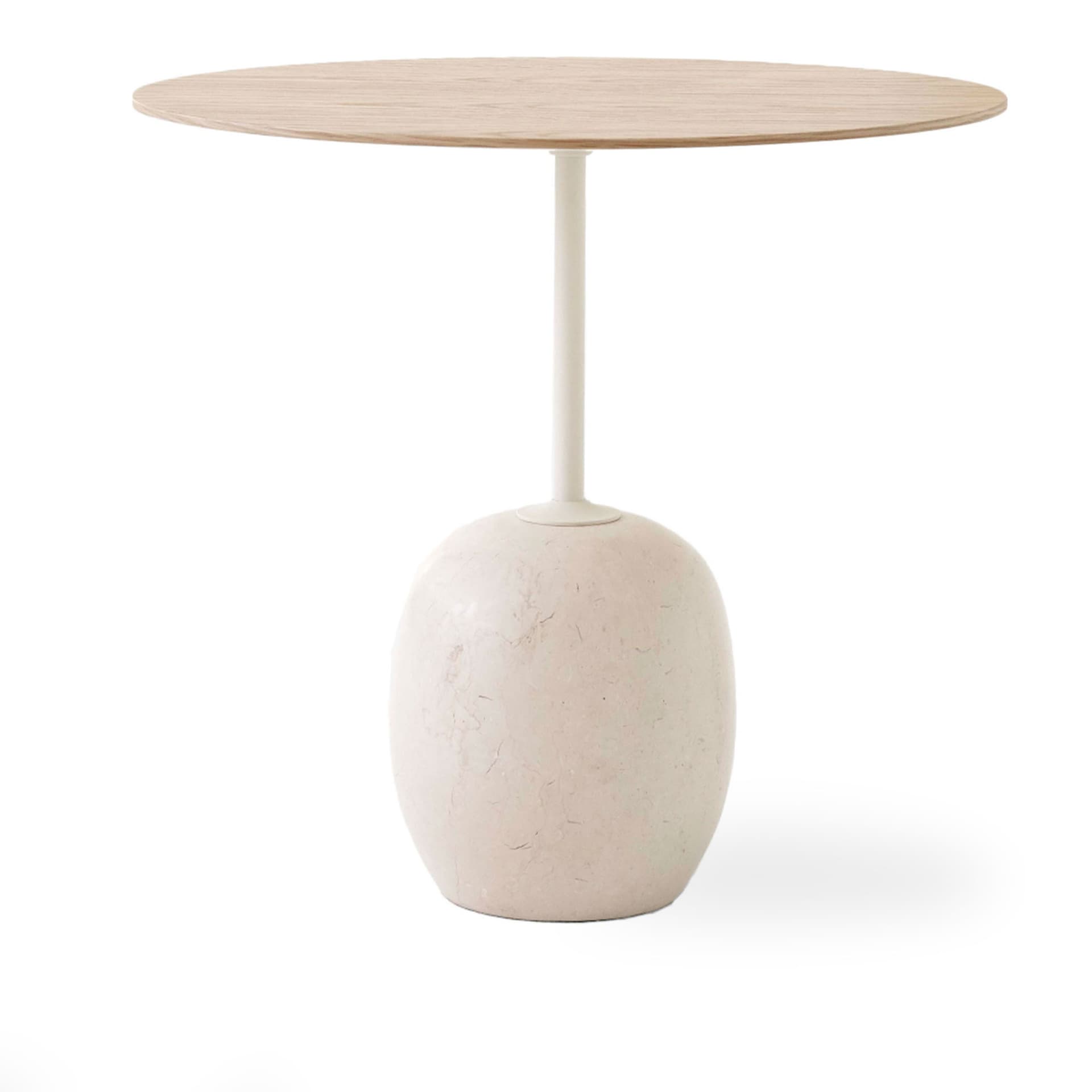 &Tradition - Lato Table LN9, Oval 40x50 cm, Oak/Light, - Småbord & sidebord - Luca Nichetto - Tre farget