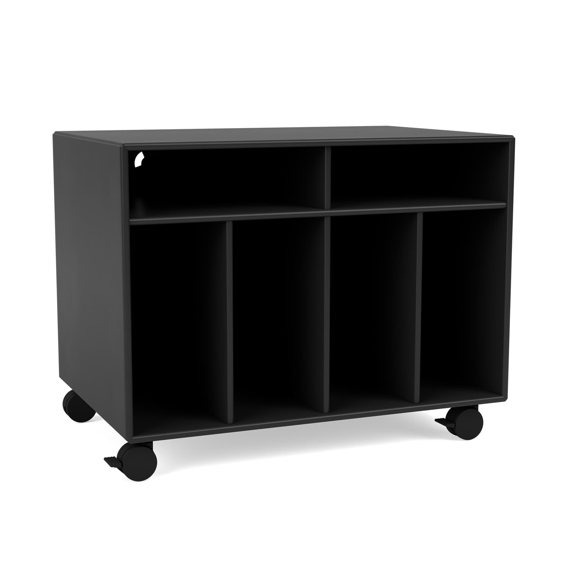 Montana - SPIN I Vinyl Storage, 05-CastorsCR70Black, 05 Black - TV-benker - Peter J. Lassen - Grå