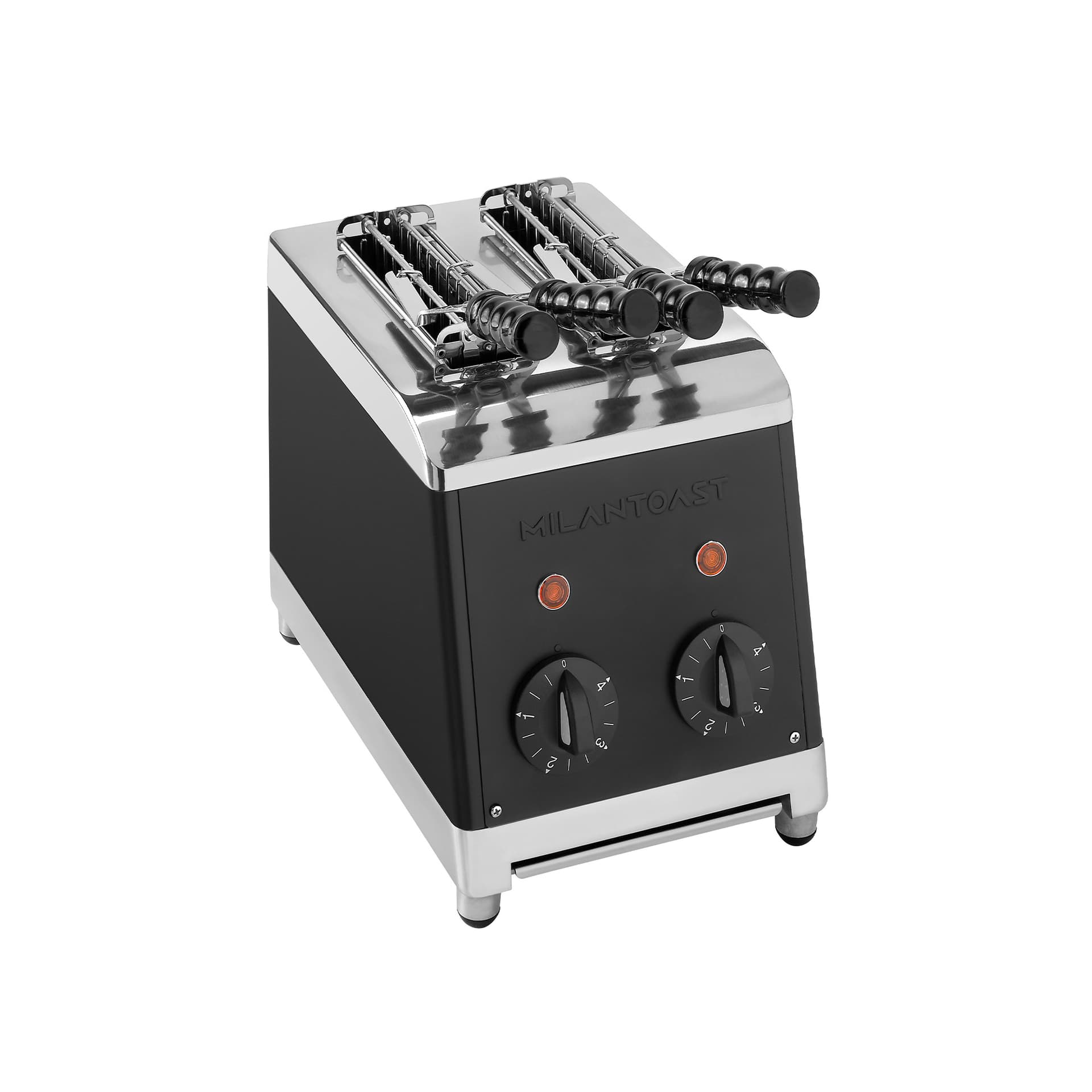 Milantoast - Classic Sandwich Toaster - Black - Brødristere - Svart