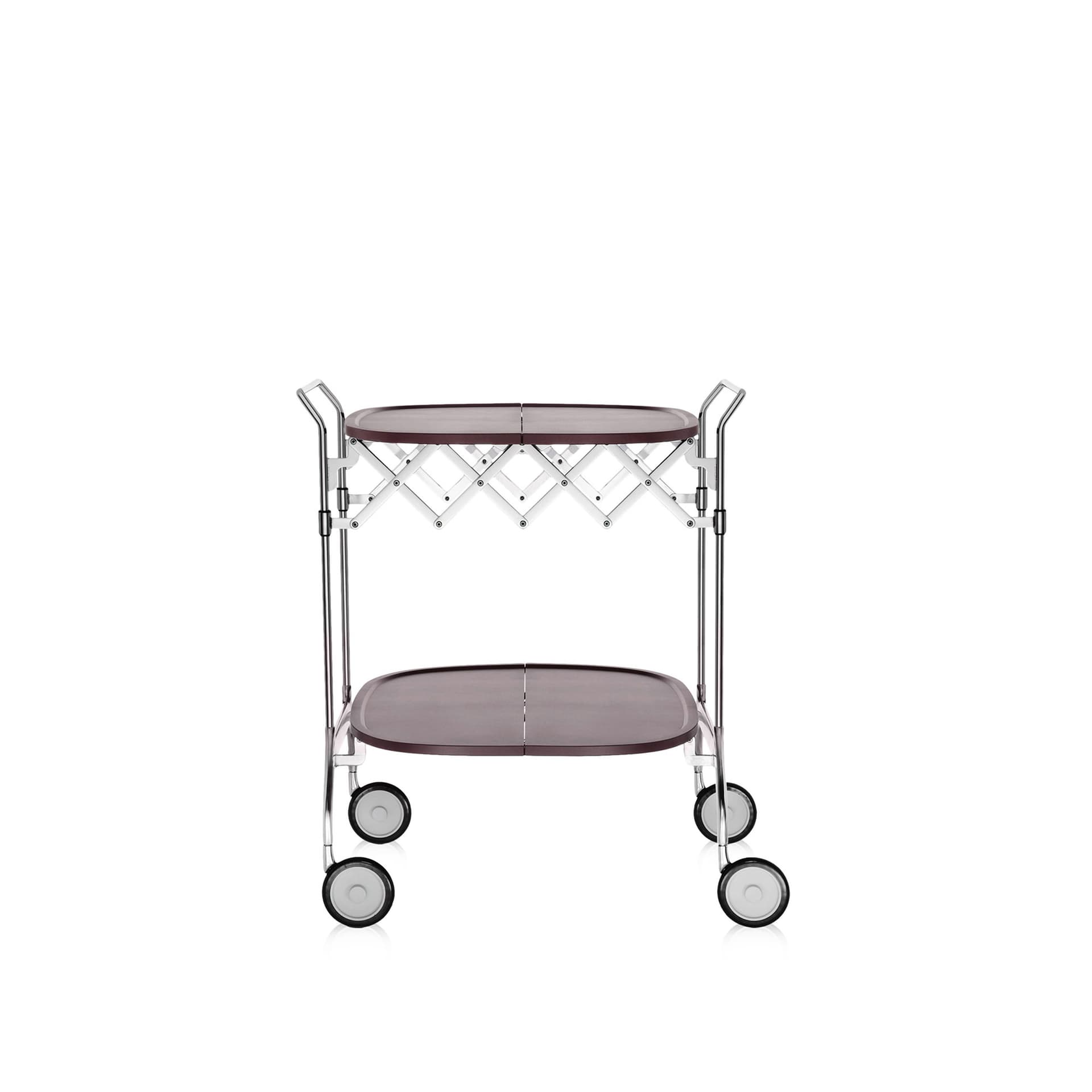 Kartell - Gastone Trolley 4470, Plum, Matt - Serveringsvogner - Antonio Citterio - Lilla - Metall/Plast