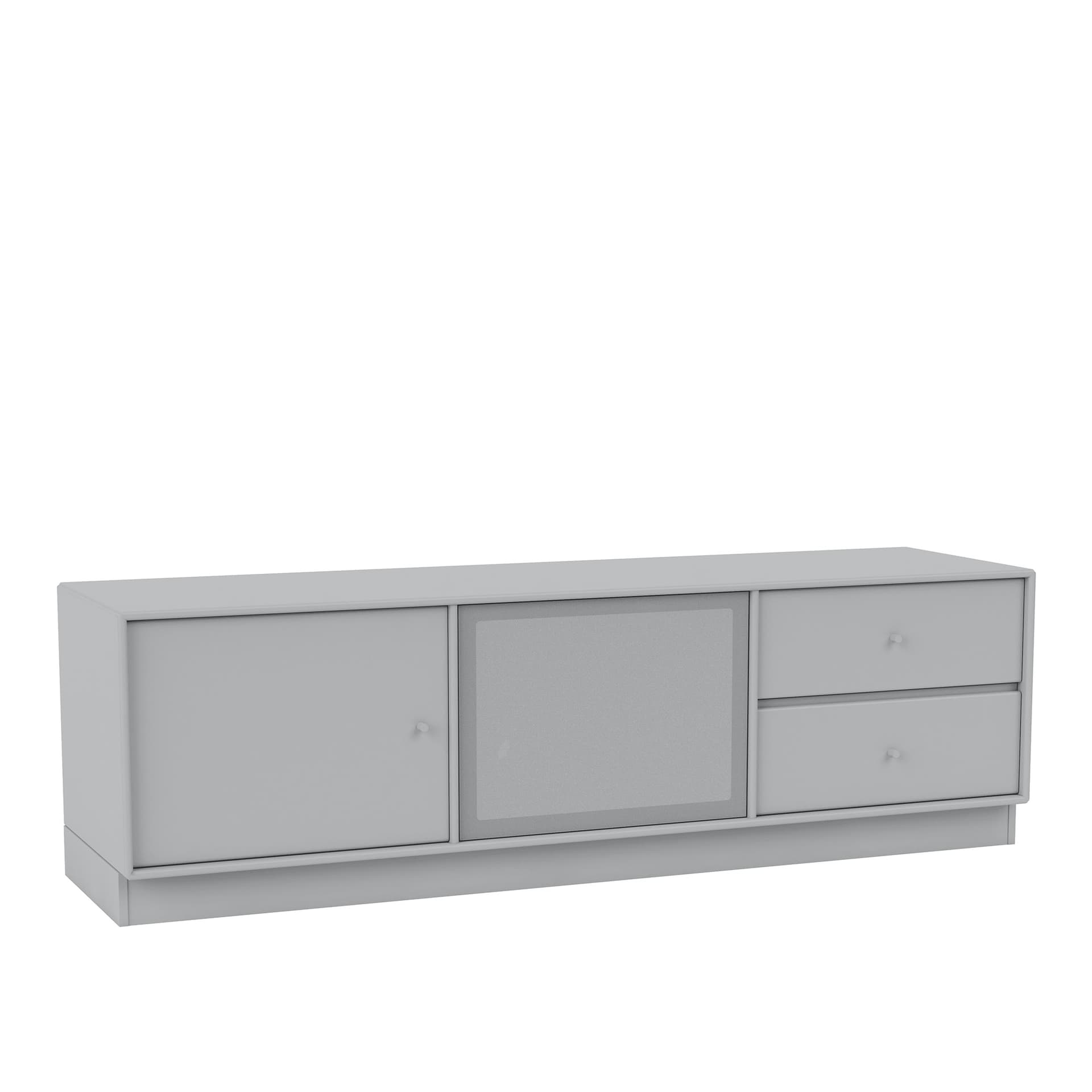 Montana - Octave Vi TV Bench 02-Fjord 07 Plinth 7 cm - TV-benker - Peter J. Lassen - Blå - Tre