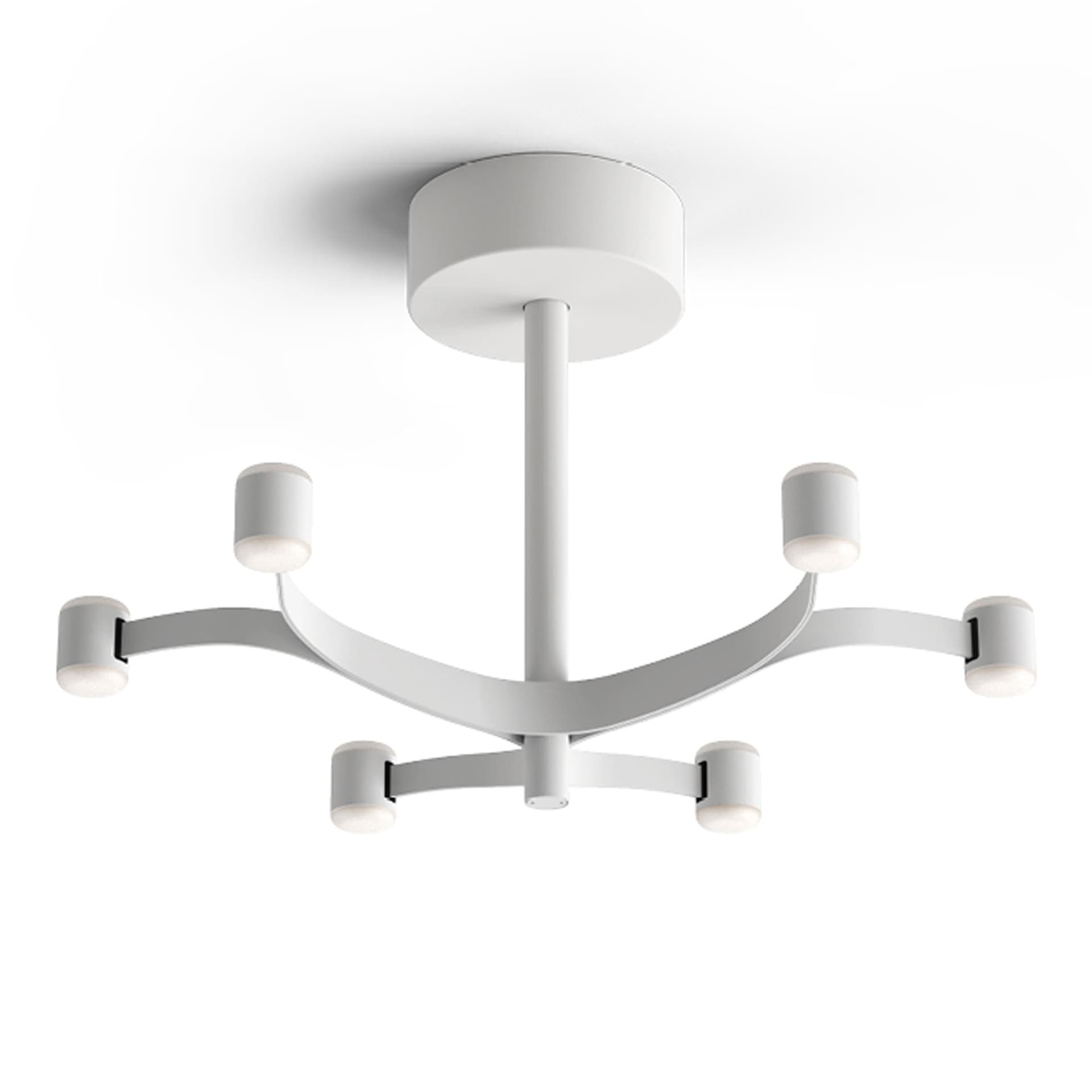 Stilnovo - Fronda 6 Phase-Cut plafond textured white - Plafonder - Pio & Tito Toso - Hvit