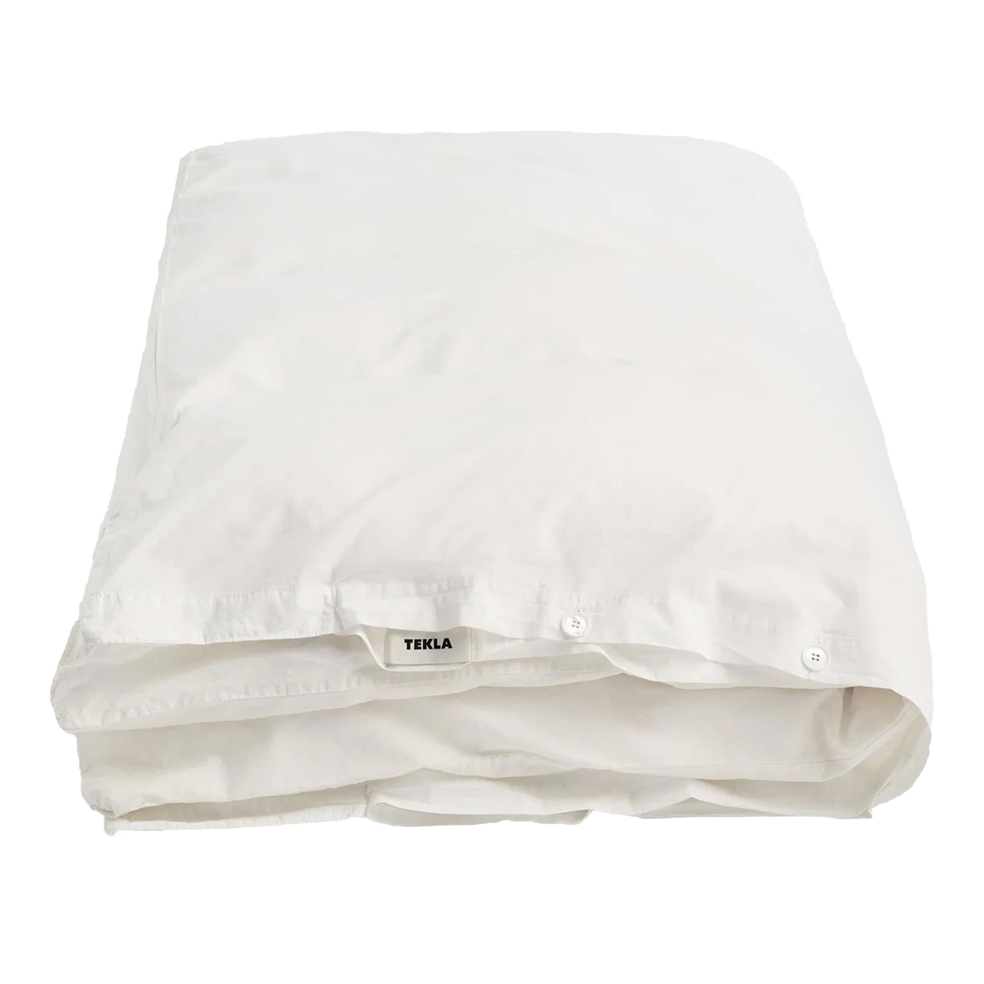 Tekla - Percale Double cover 220x220, Broken White - Dynetrekk - Hvit