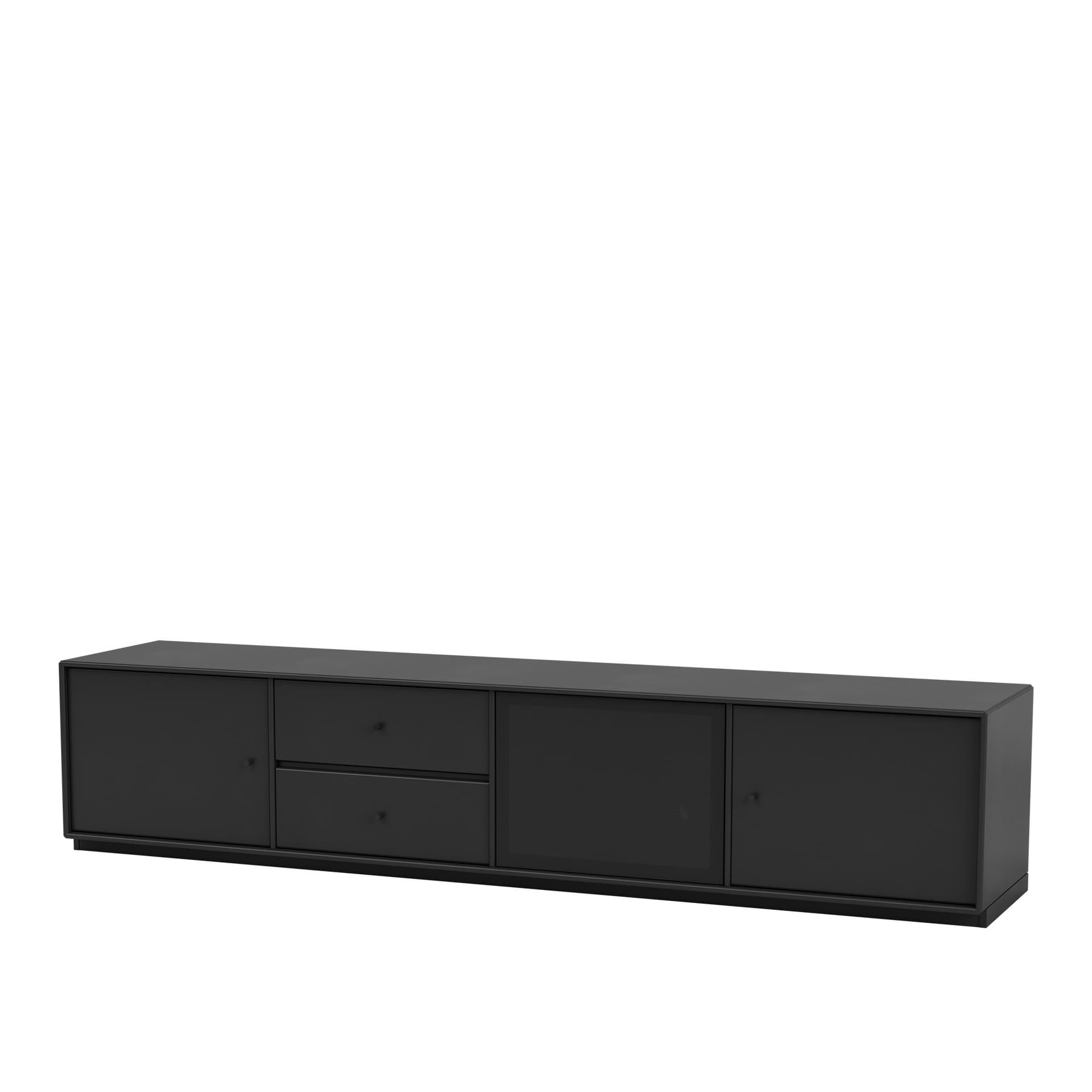Montana - Octave Viii TV Bench 05-Black 06 Plinth 3 cm - TV-benker - Peter J. Lassen - Svart - Tre