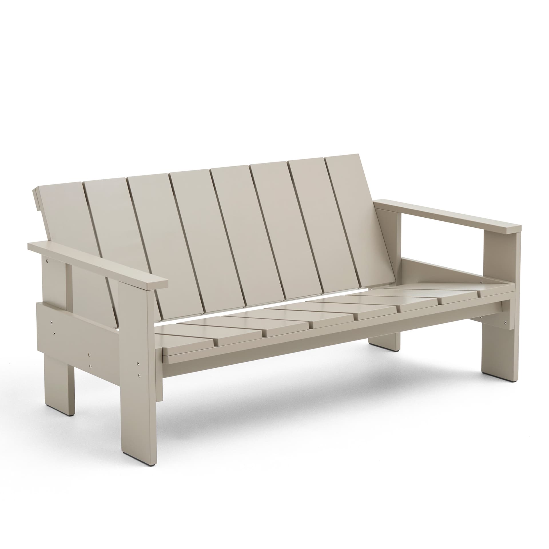 HAY - Crate Lounge Sofa - London fog - Utendørs sofaer - Gerrit Rietveld - Tre