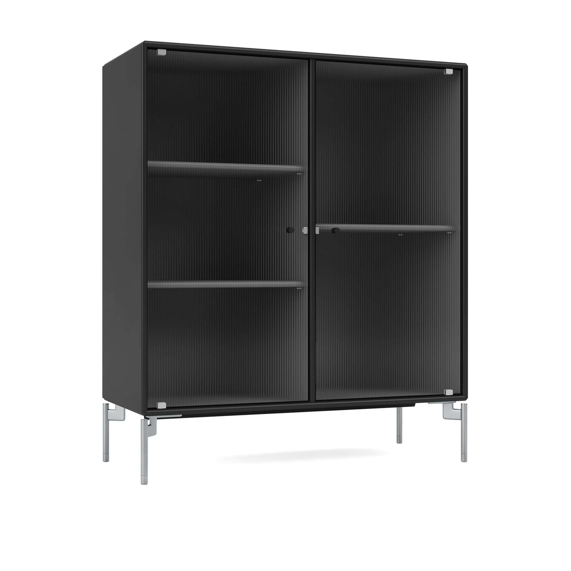 Montana - Ripple Ii – Vitrine Cabinet 05-Black Matt Chrome - Vitrineskap - Peter J. Lassen - Svart - Tre