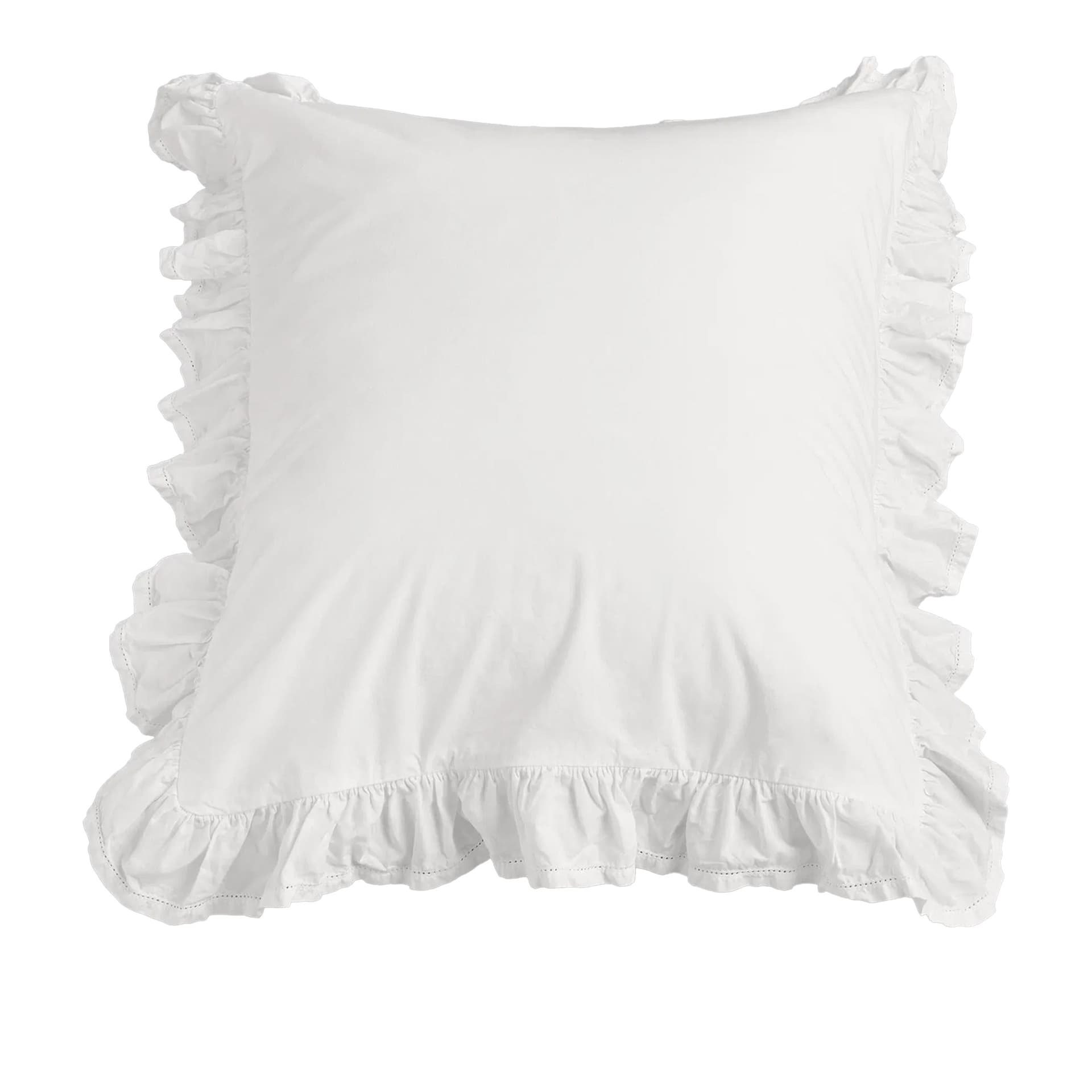 Tekla - Percale, Broderie Anglaise, Pillow Sham - Broken White/Elodie, 50X60 - Putetrekk - Elodie Ouedraogo - Hvit