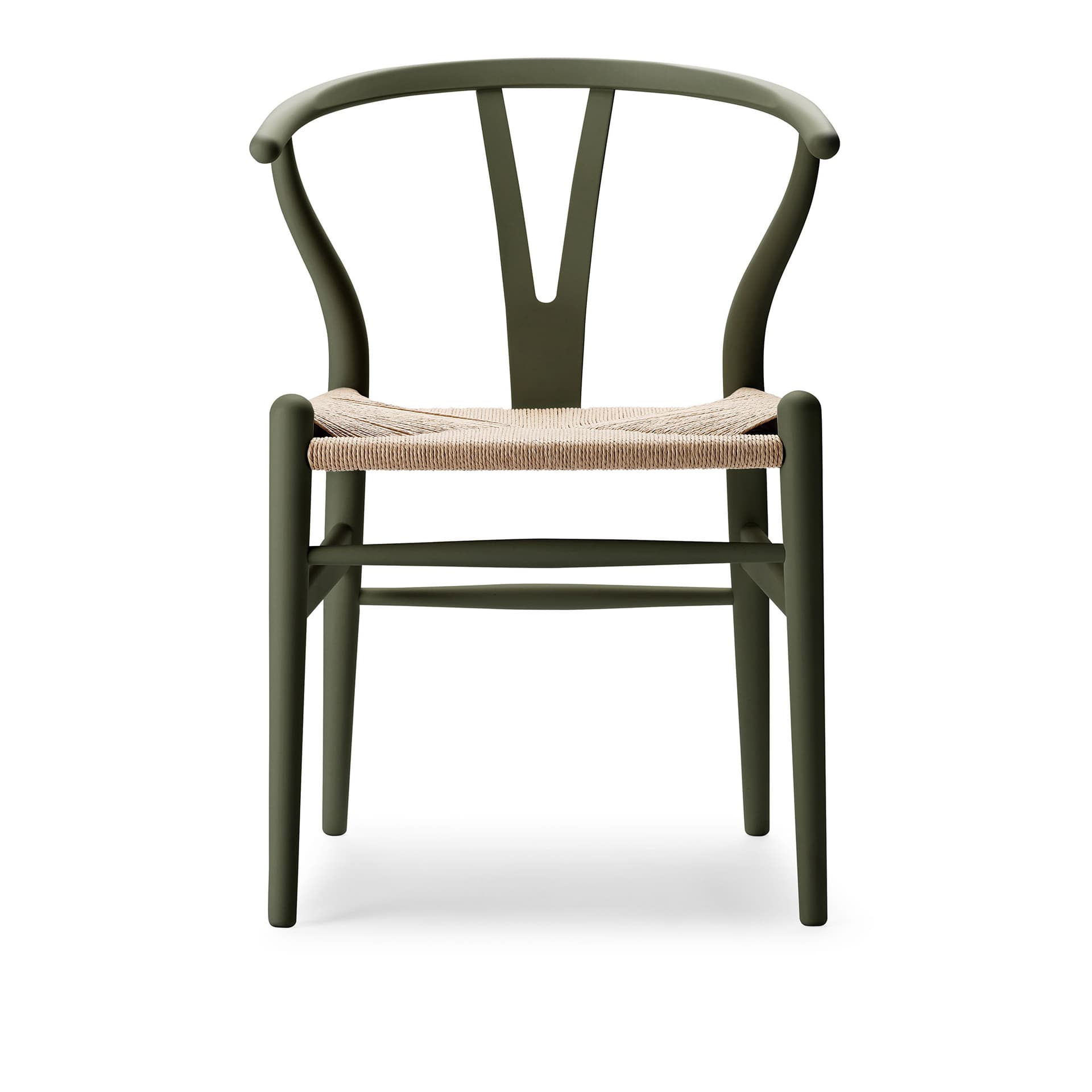 Carl Hansen - CH24 Y-stolen Bok Seaweed - Spisestoler - Hans J. Wegner - Grønn - Papir/Tre