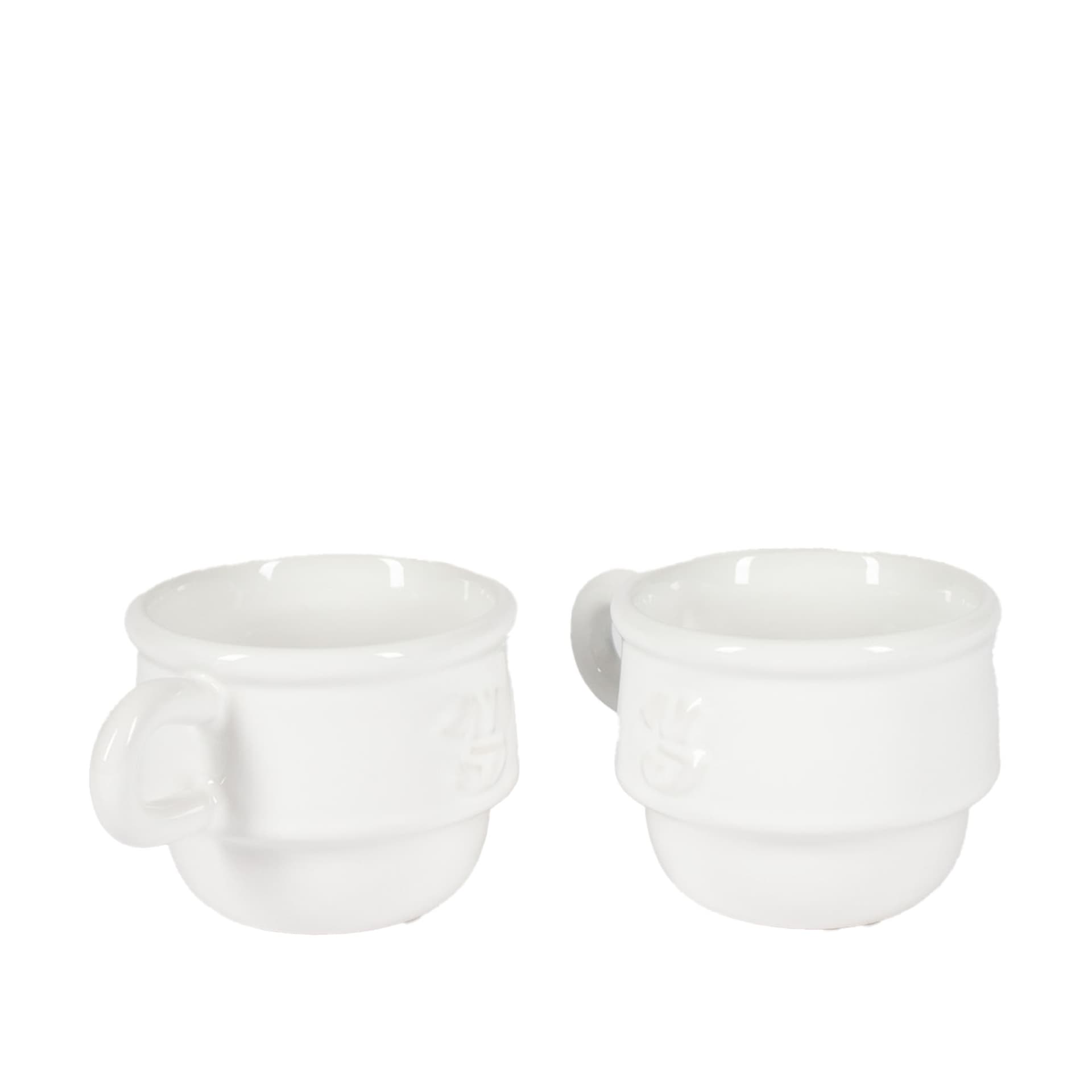 Niko June - Kantine Cup 2 Pcs White - Kaffekopper - Niko Juno - Hvit - Keramikk