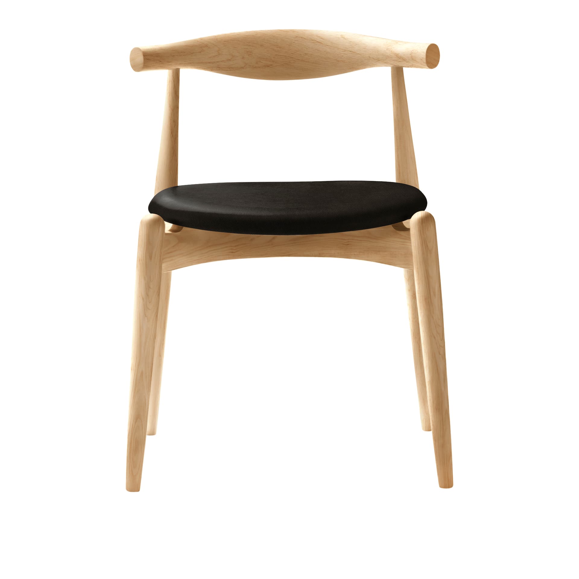 Carl Hansen - CH20, Klarlackad Ek, Lädergrupp B Thor - 301 - Spisestoler - Hans J. Wegner - Tre farget - Tre