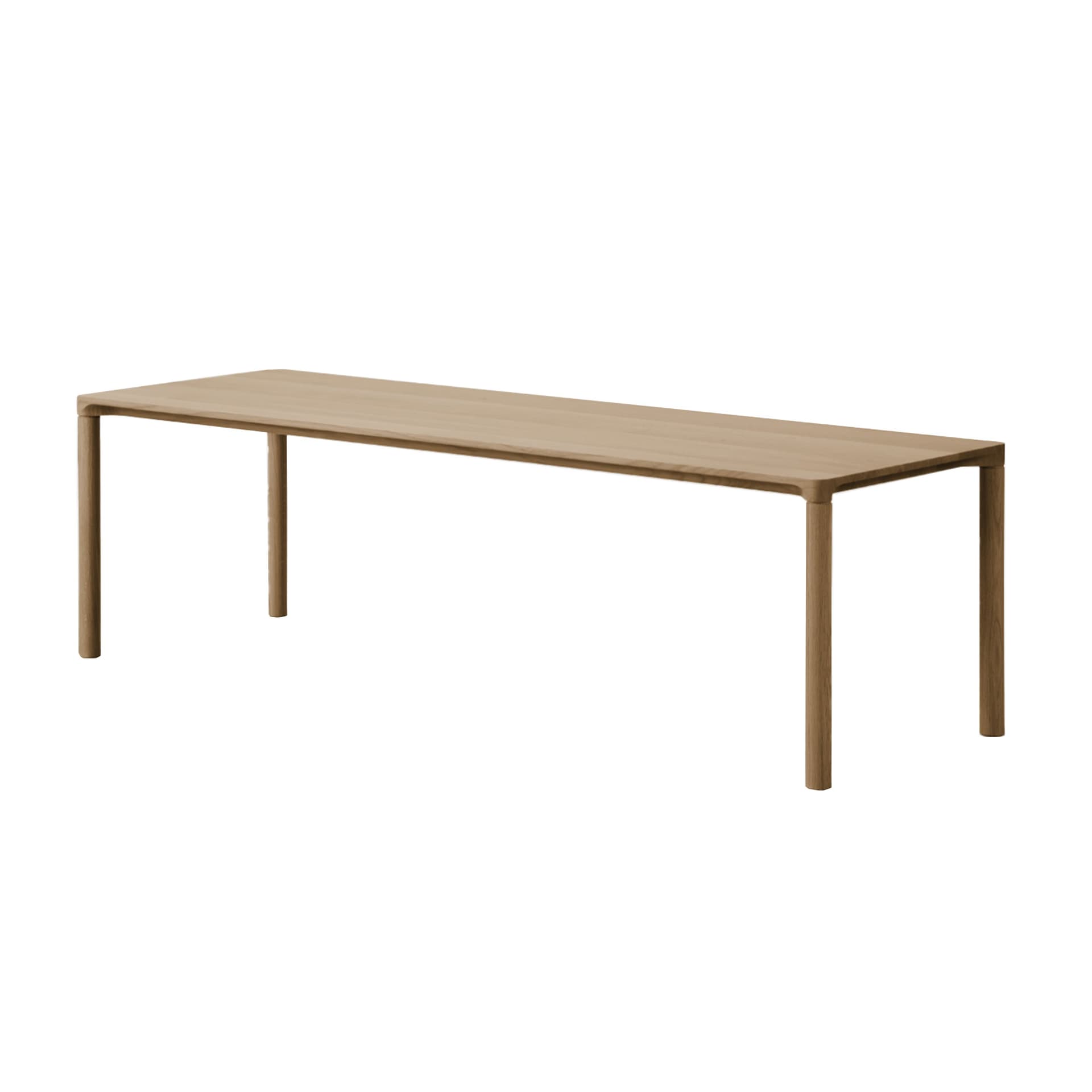 Fredericia Furniture - Piloti Table, 120 x 39 cm, Oljad ek - Sofabord - Hugo Passos - Tre farget - Tre