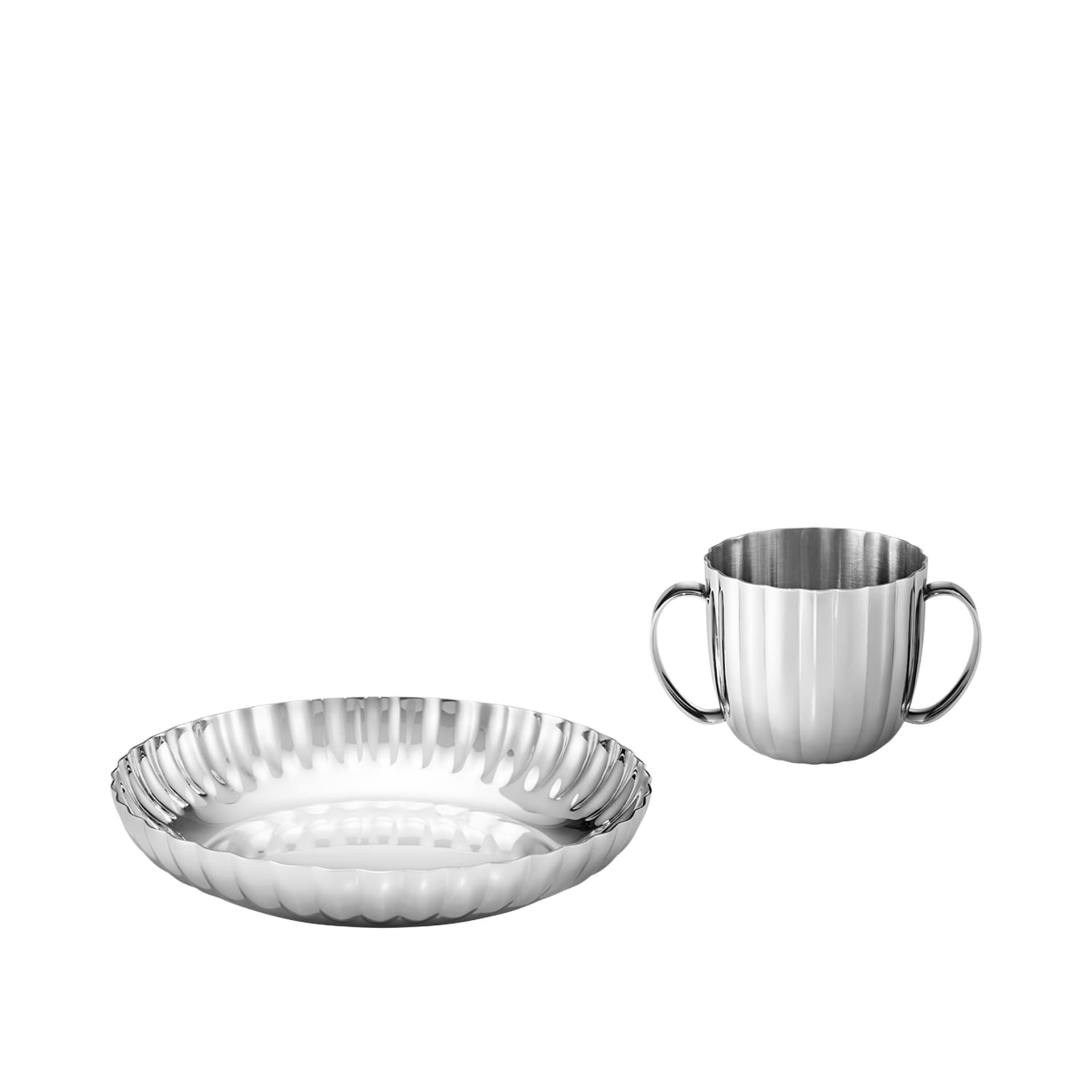 Georg Jensen Bernadotte barneservise 2 deler Rustfritt stål