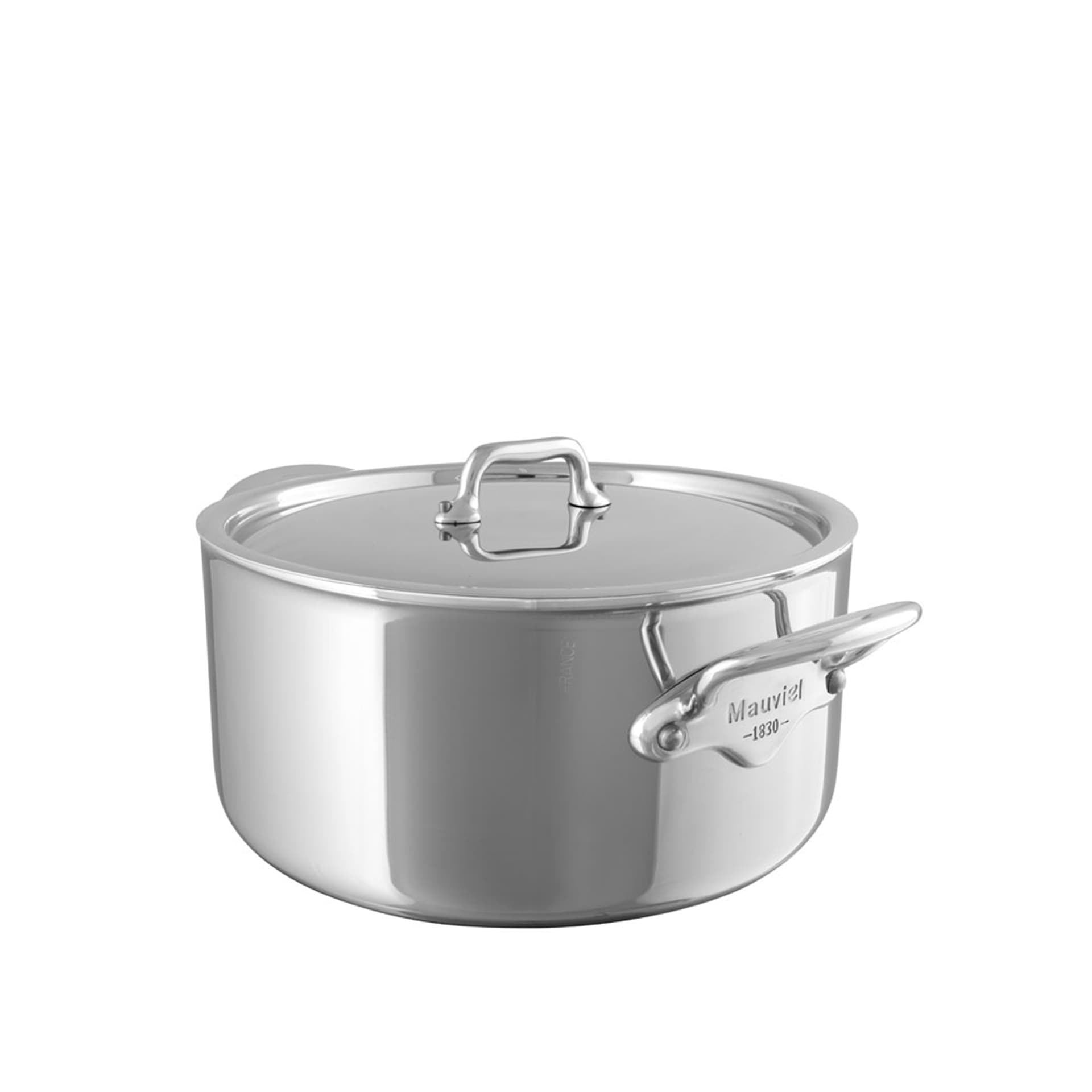 Mauviel - Pot With Lid Cook Style Steel - 3,2 L - Kjeler og kasseroller
