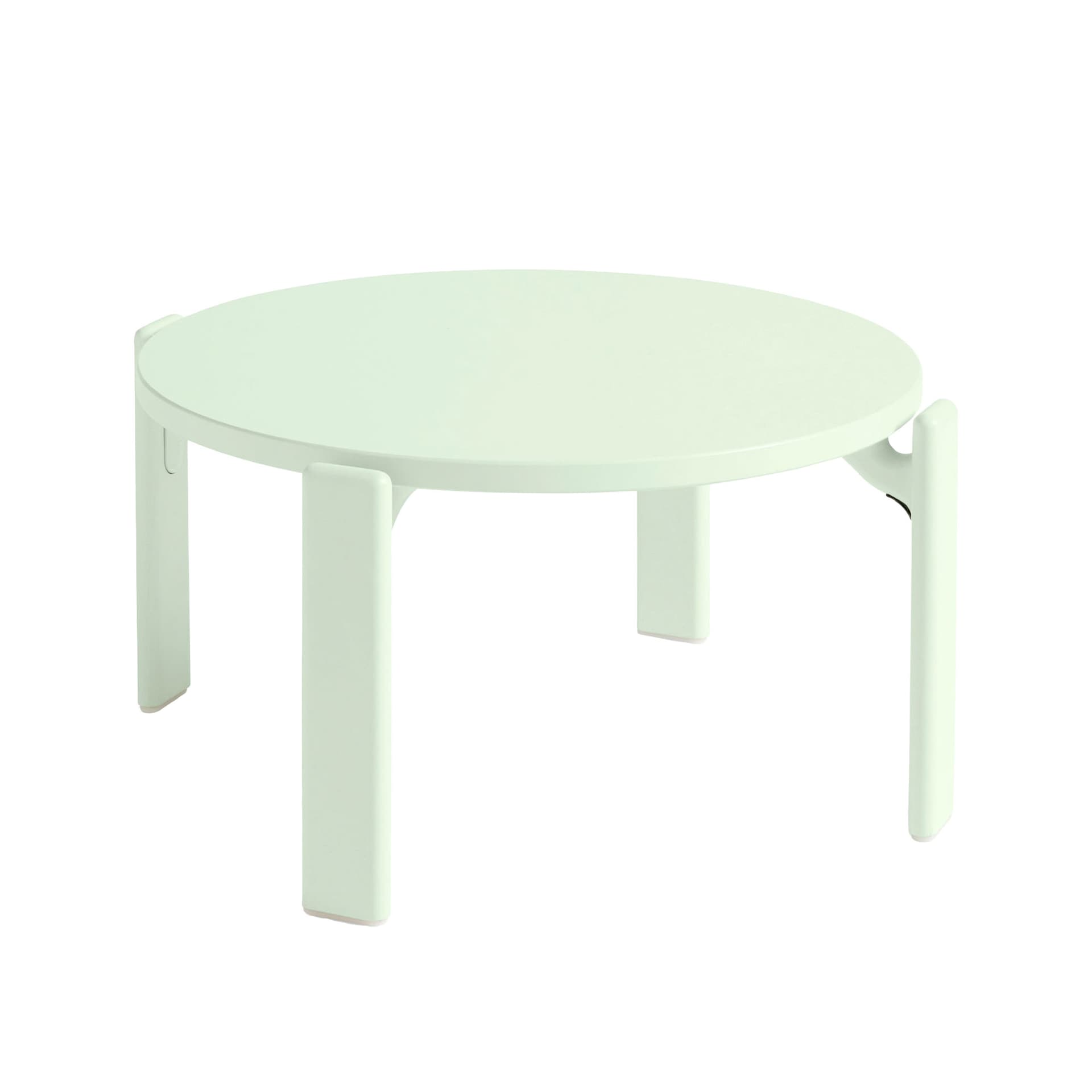 HAY - Rey Coffee Table, 66,5xH32 REY22, Soft mint water-based lacquered beech - Sofabord - Bruno Rey - Grønn - Tre