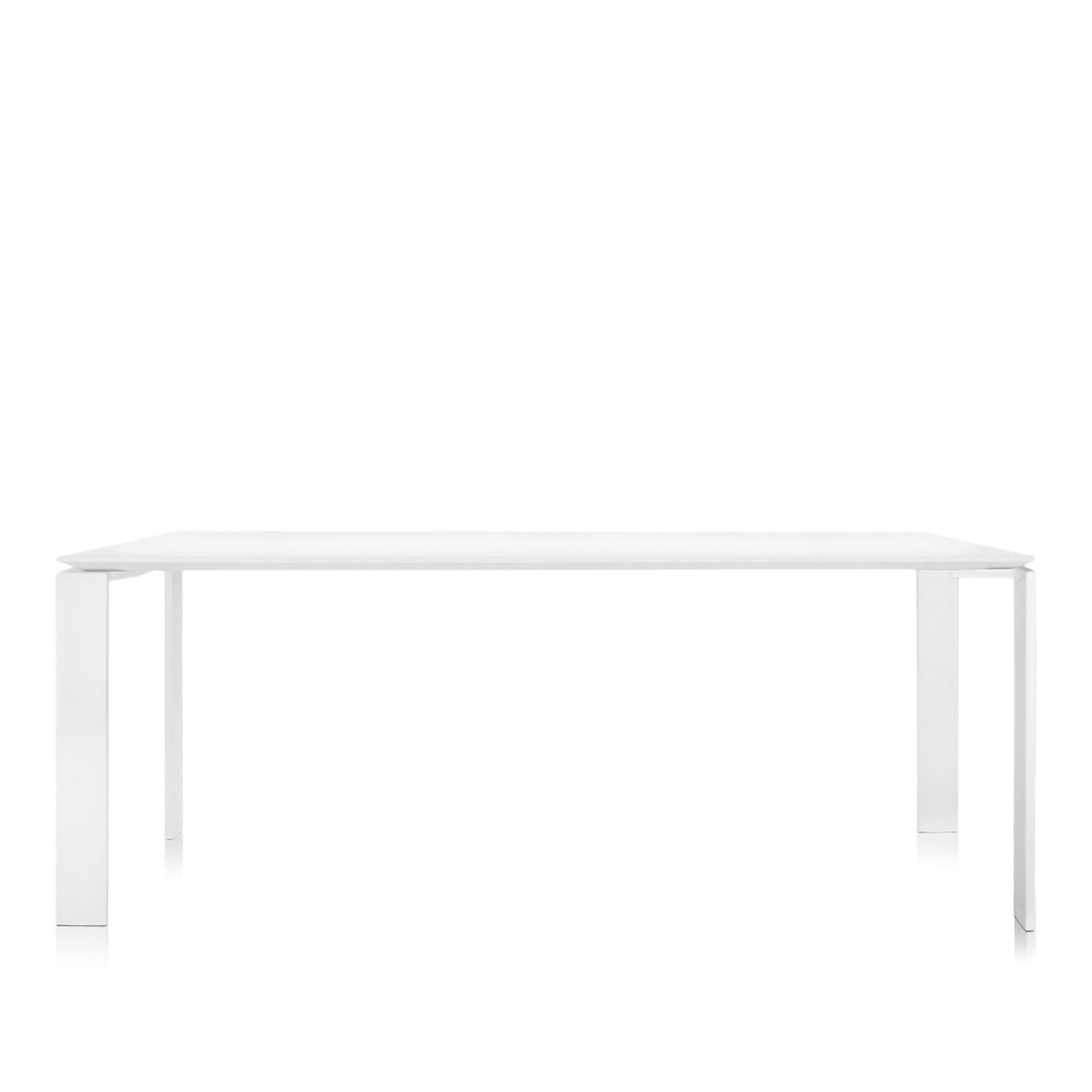 Kartell - Four Outdoor Table 5523 190 cm - Utendørs spisebord - Ferrucio Laviani - Hvit - Metall