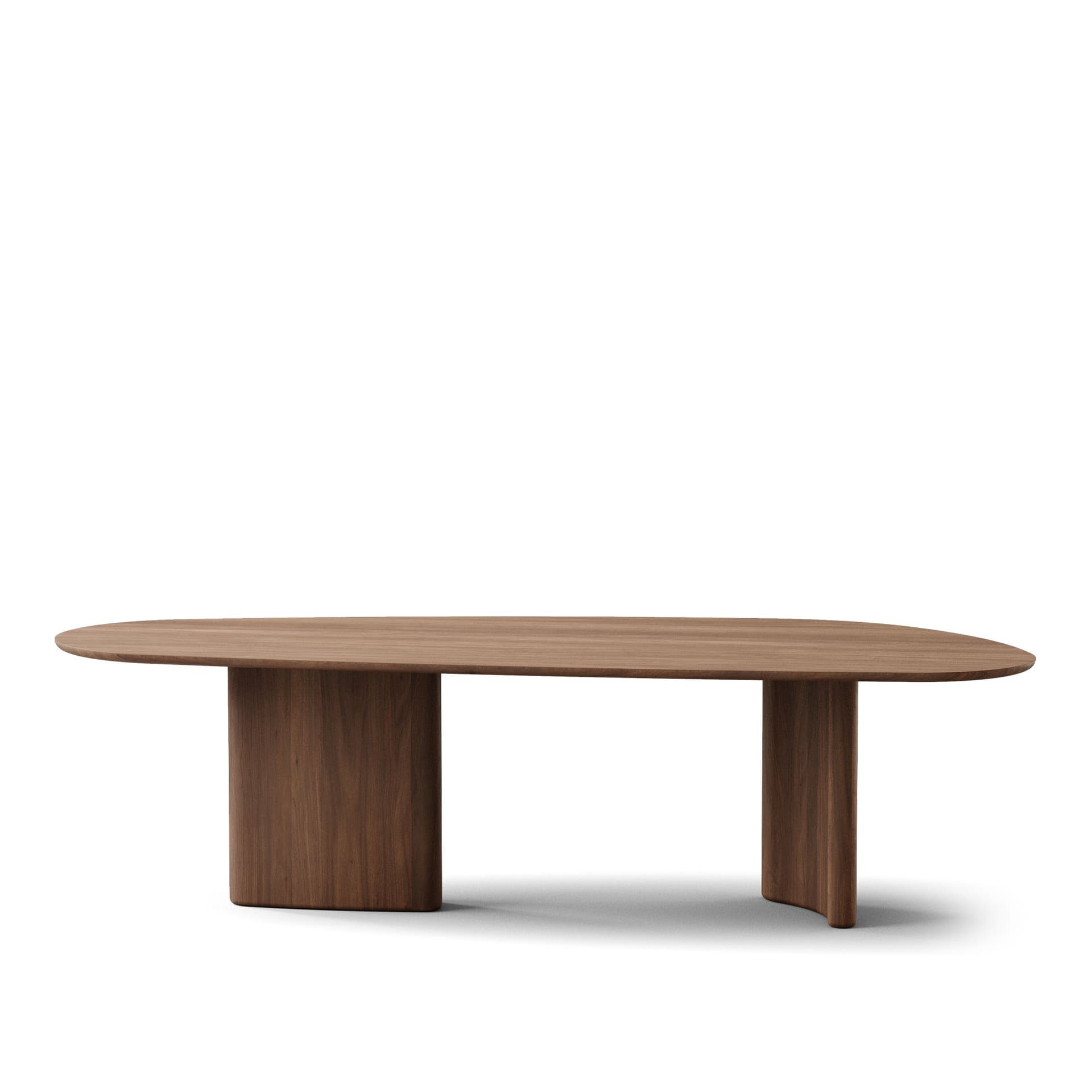 Dk3 - Tangent Table Rectangular  L270 x W110 x H72 cm  Max 2 extension leaves Walnut - oil - Spisebord - Brun