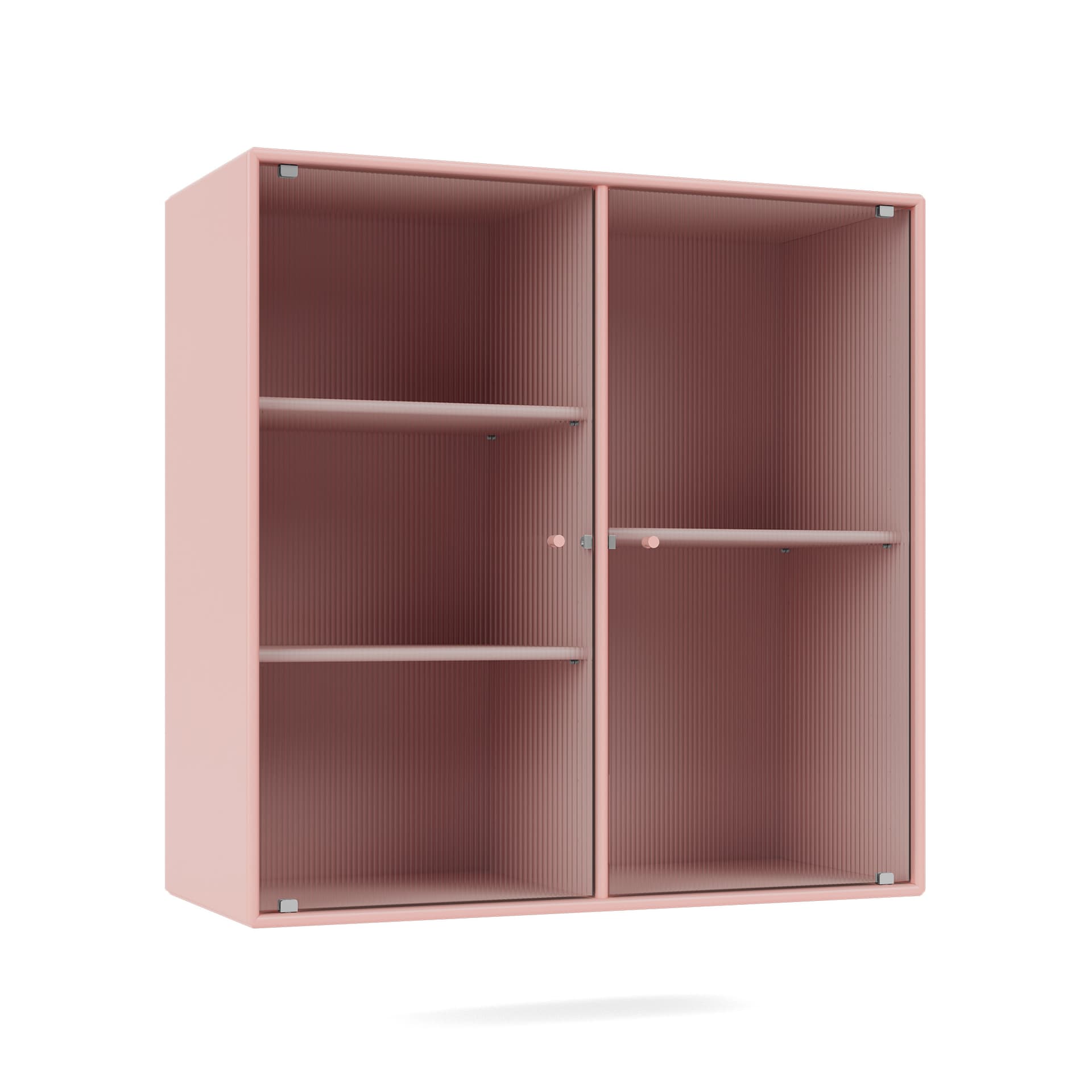 Montana - Ripple Ii – Vitrine Cabinet 167-Ruby 04 Suspension Rails - Vitrineskap - Peter J. Lassen - Rosa - Tre
