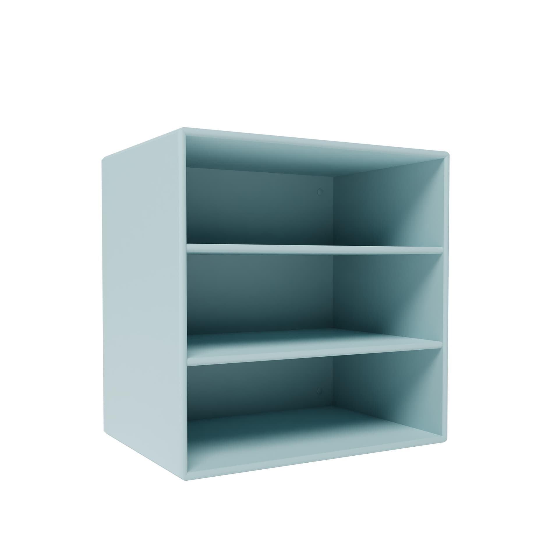 Montana - Montana Mini 1004 - Module With Horisontal Shelves - Flint - Hyller & Hyllesystem - Peter J. Lassen - Grå