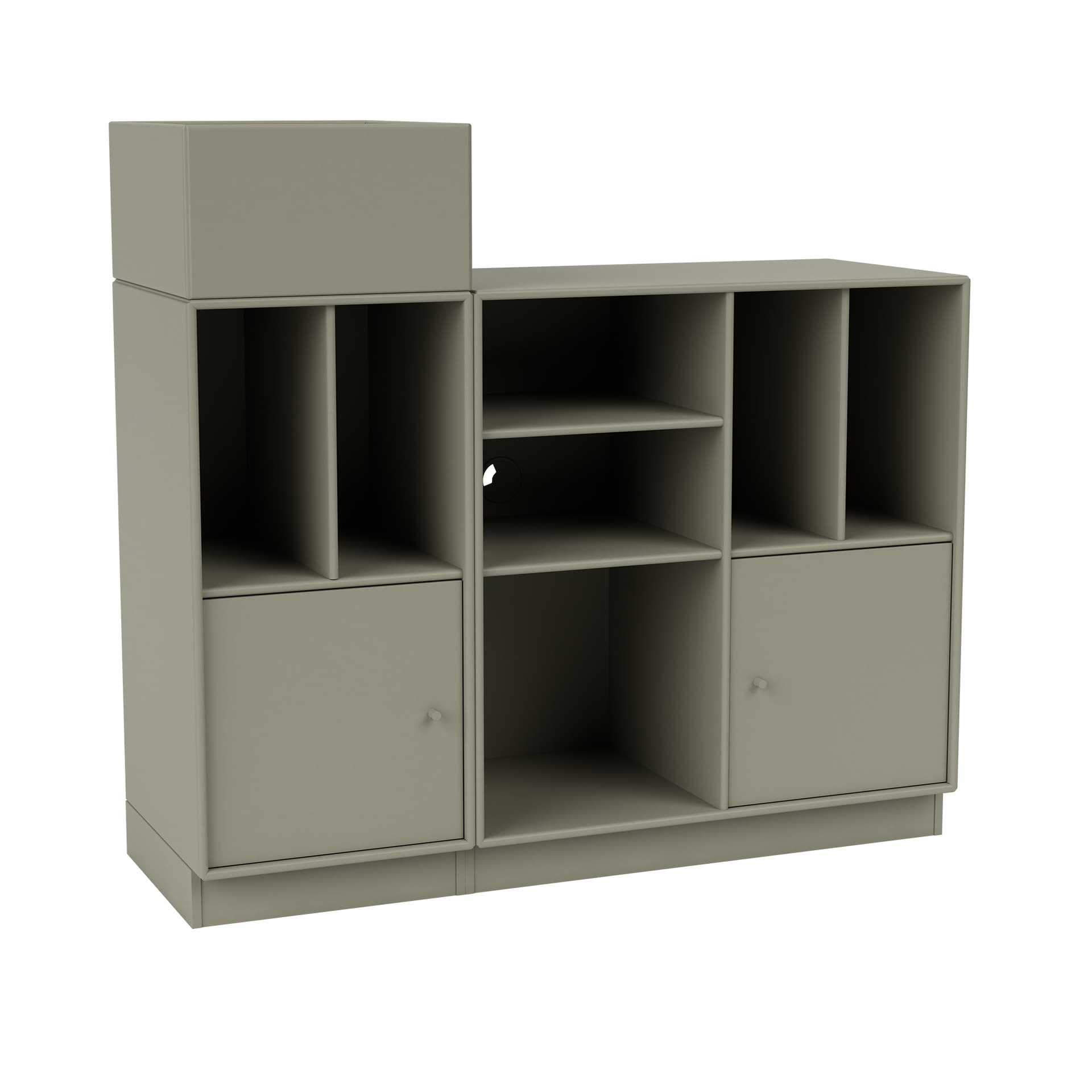 Montana - SPIN III Vinyl Storage, 07-Plinth 7 cm, 144 Fennel - Oppbevaringsskap - Peter J. Lassen - Grå
