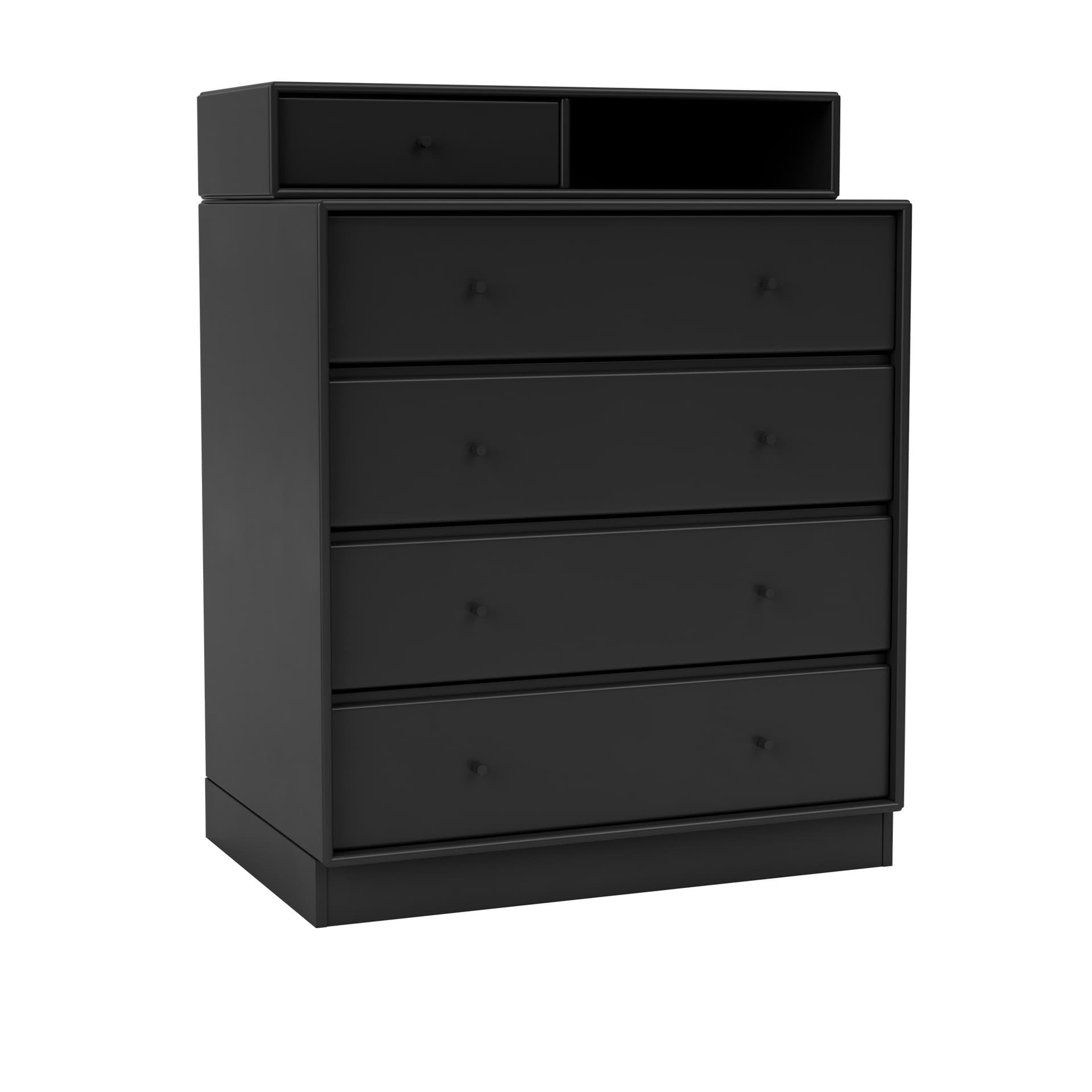 Montana - Keep Chest Of Drawers 05-Black 07 Plinth 7 cm - Skjenker - Peter J. Lassen - Svart - Tre