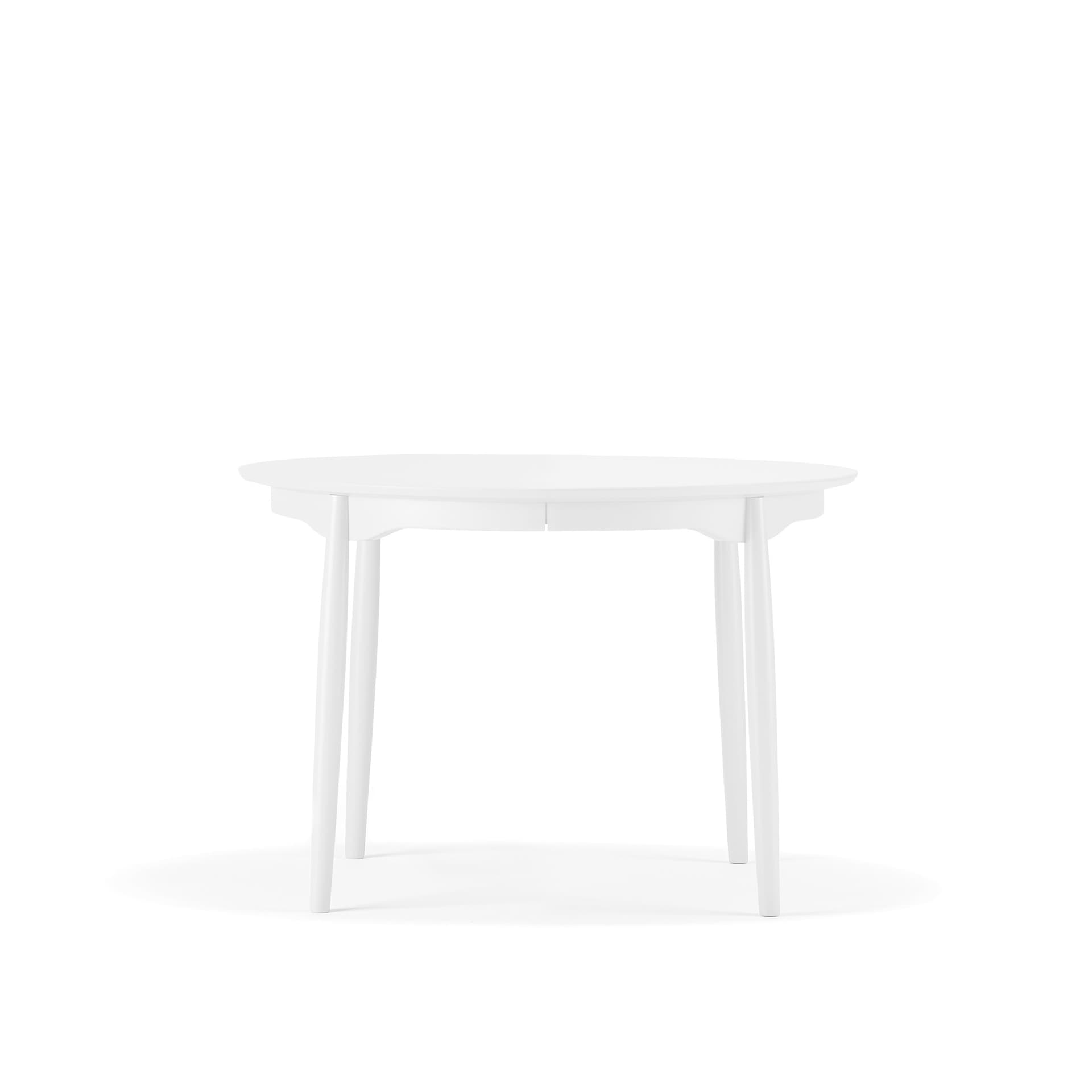 Stolab - Carl spisebord Ø115 cm delbart bjørk – Vit 21 - Spisebord - Marit Stigsdotter - Hvit - Tre