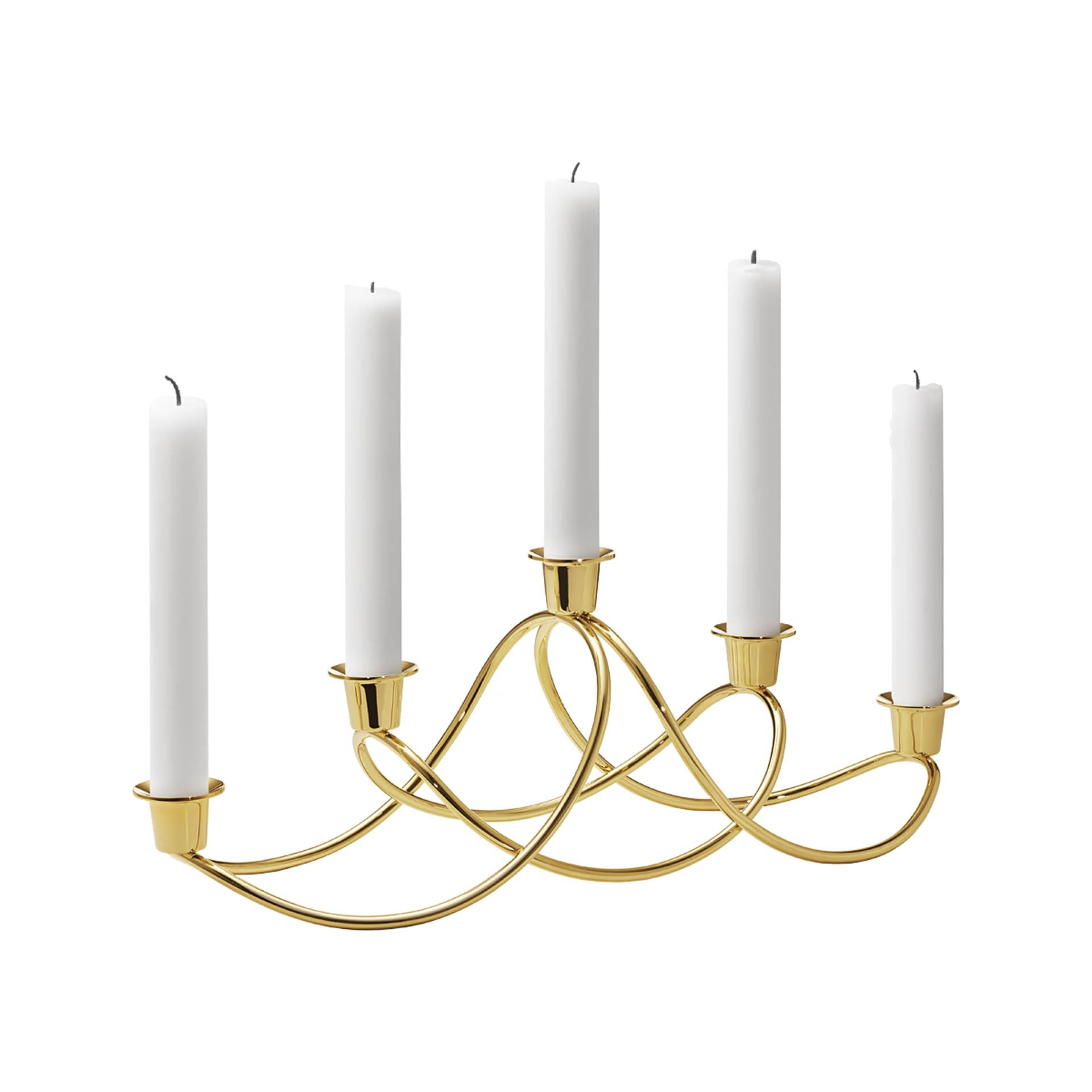 Georg Jensen - Harmony lysestake gull - Lysestaker & lykter - Maria Berntsen - Gull - Metall