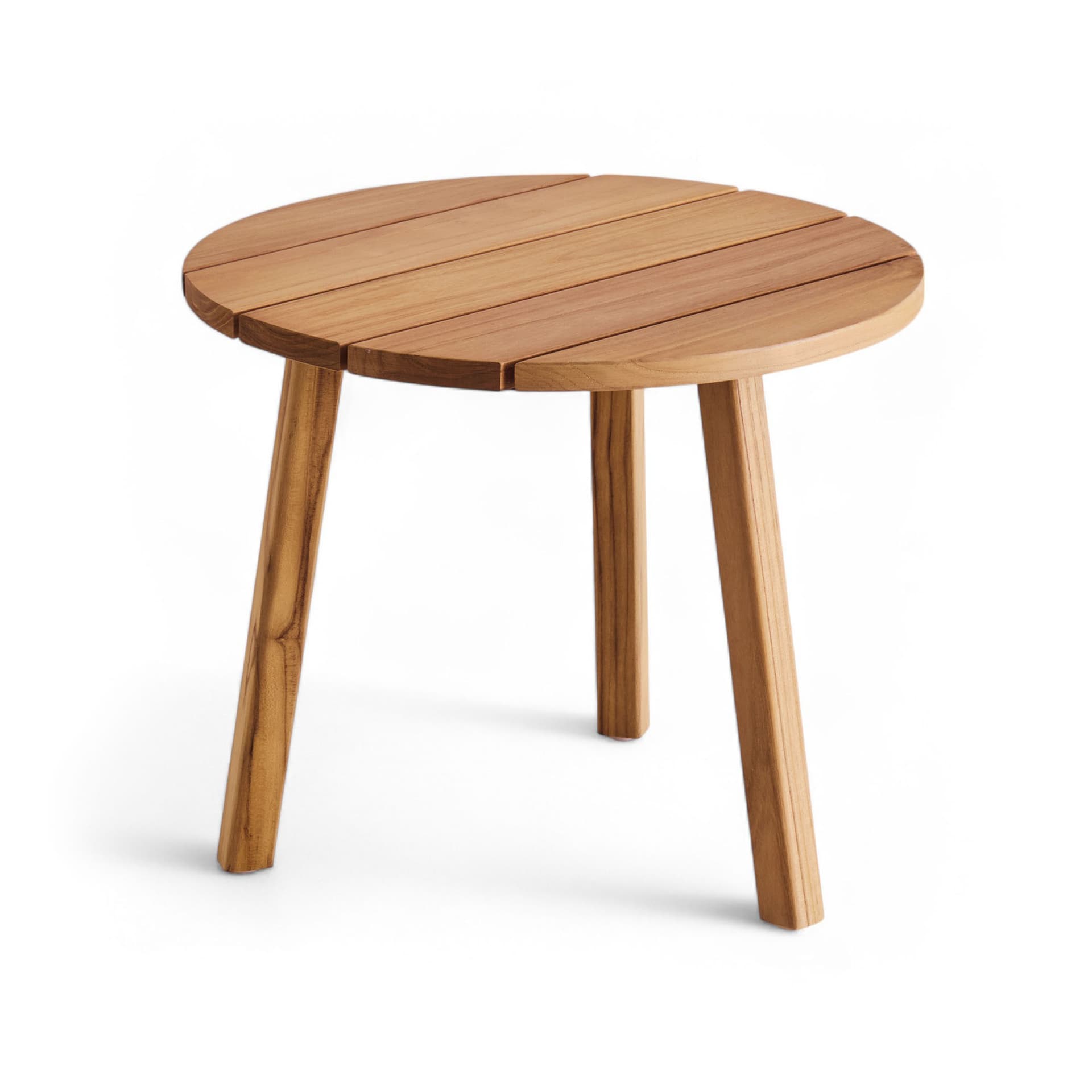 A Huseby - Midsummer Round Outdoor Side Table - Utendørs småbord & sidebord - Tre farget - Tre