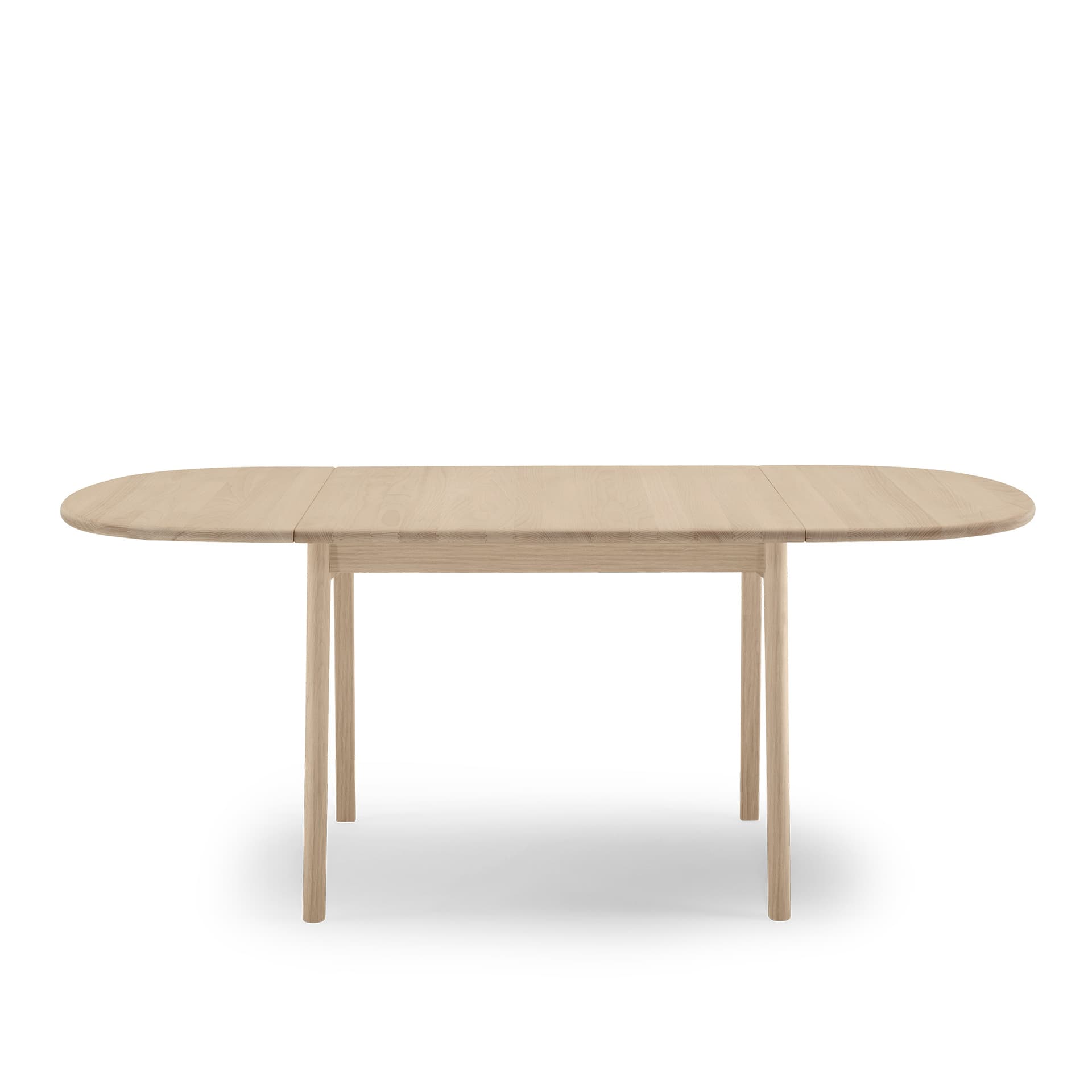 Carl Hansen - CH002, Tvålad Ek (Inkl. 2 st påhängsskivor) - Spisebord - Hans J. Wegner - Tre farget - Tre