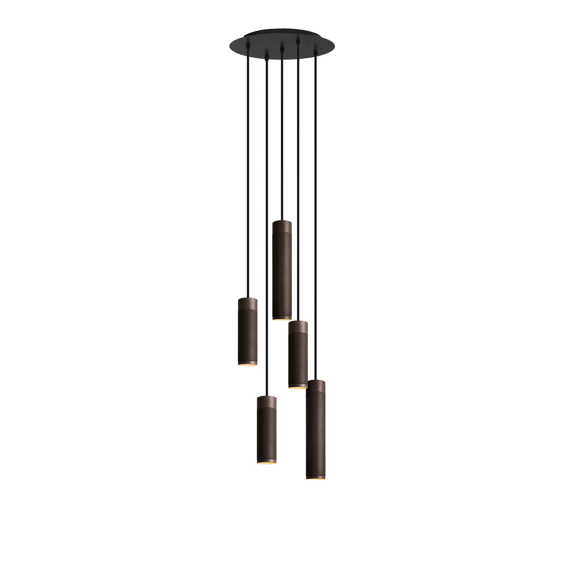 Thorup Copenhagen - Thorup Copenhagen Pendant Cluster Lamp Large, Browned Brass - Klyngependler - Kasper Thorup - Gull - Metall