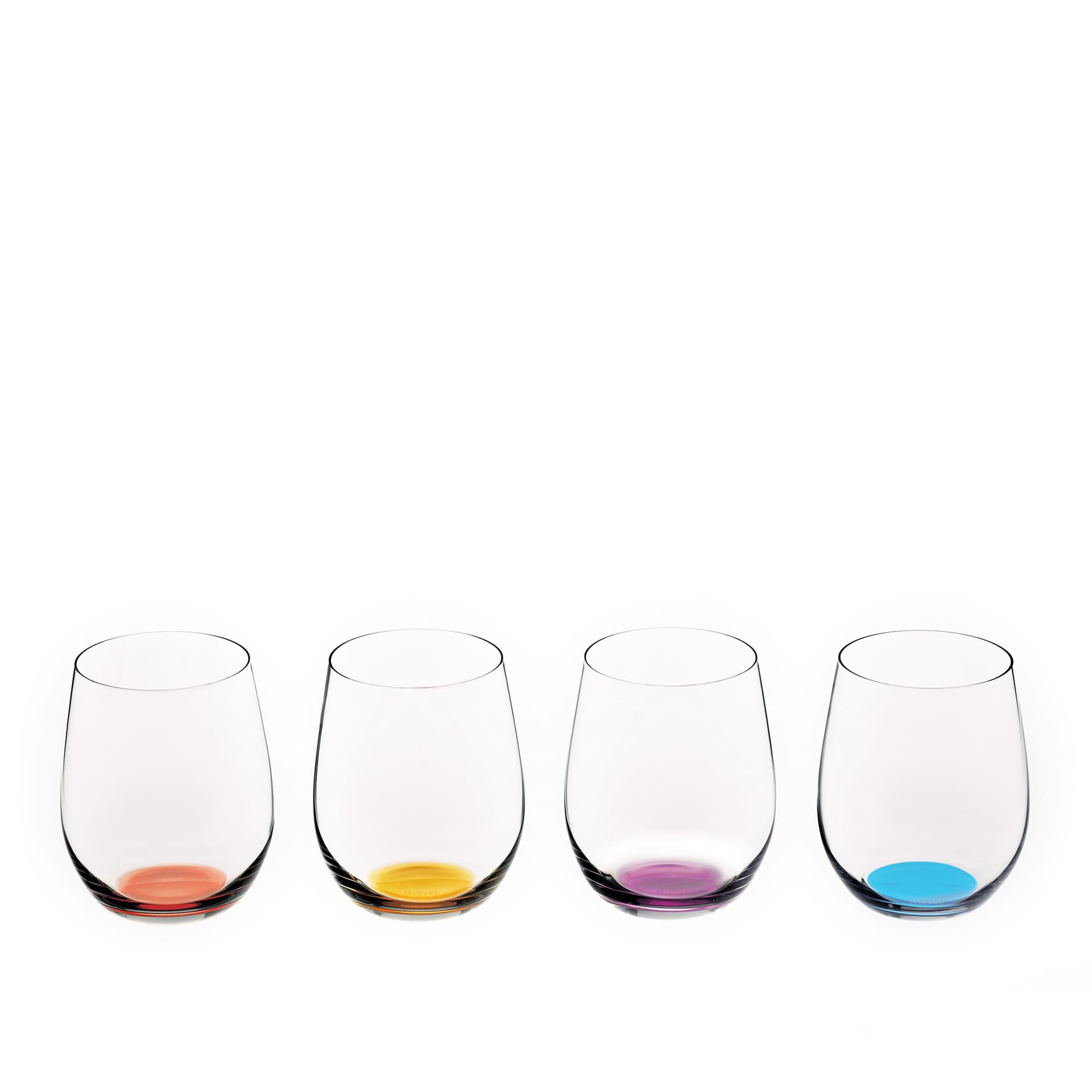 Riedel - O Wine Tumbler Happy O Vol. 2 4-Pack - Drikkeglass - Gjennomsiktig - Glass