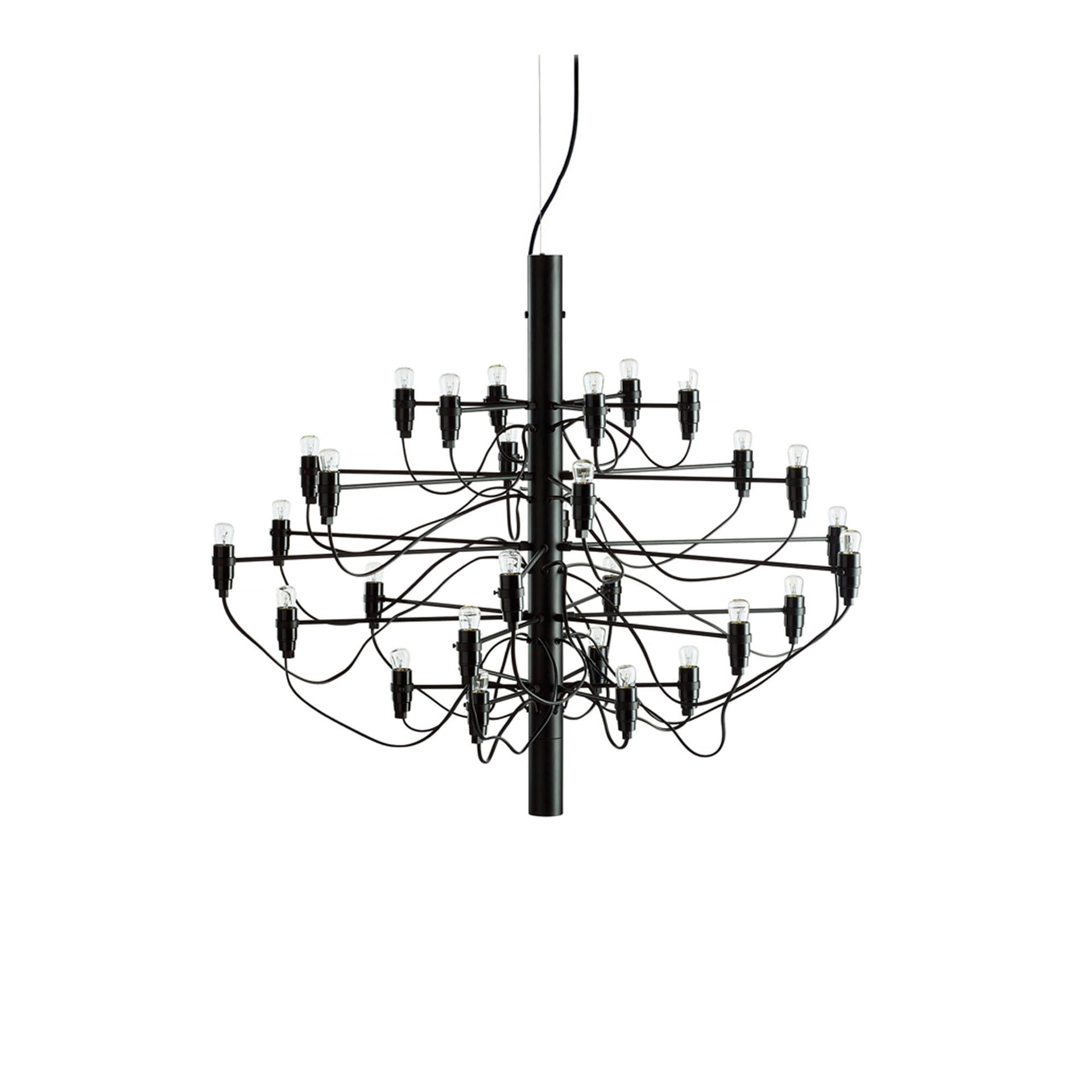 Flos - 2097/30 Sarfatti, Mattsvart - Lysekroner - Gino Sarfatti - Svart